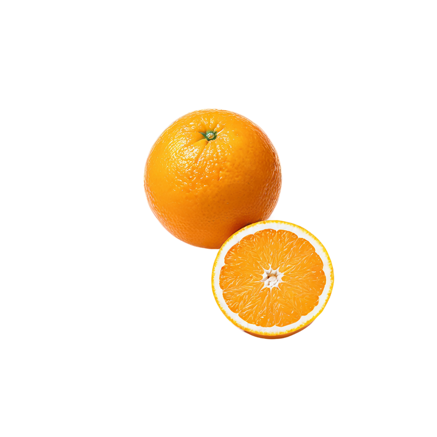 Orange fruit isolated on transparent background #1258