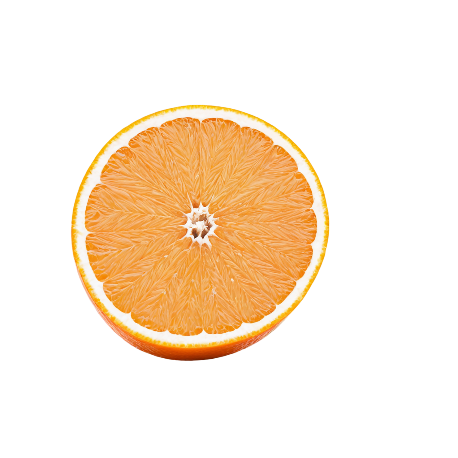 Orange fruit isolated on transparent background #1263