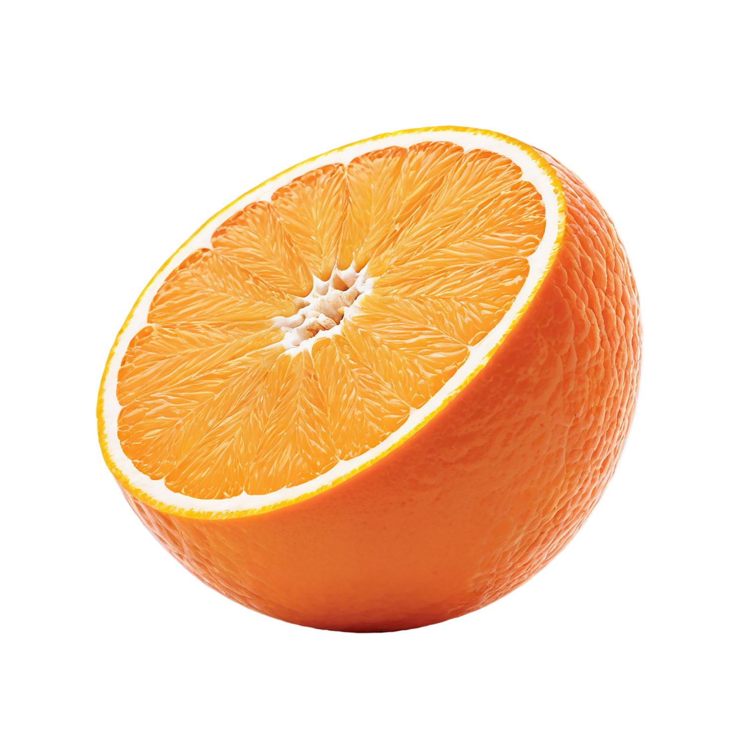 Orange fruit isolated on transparent background #1265