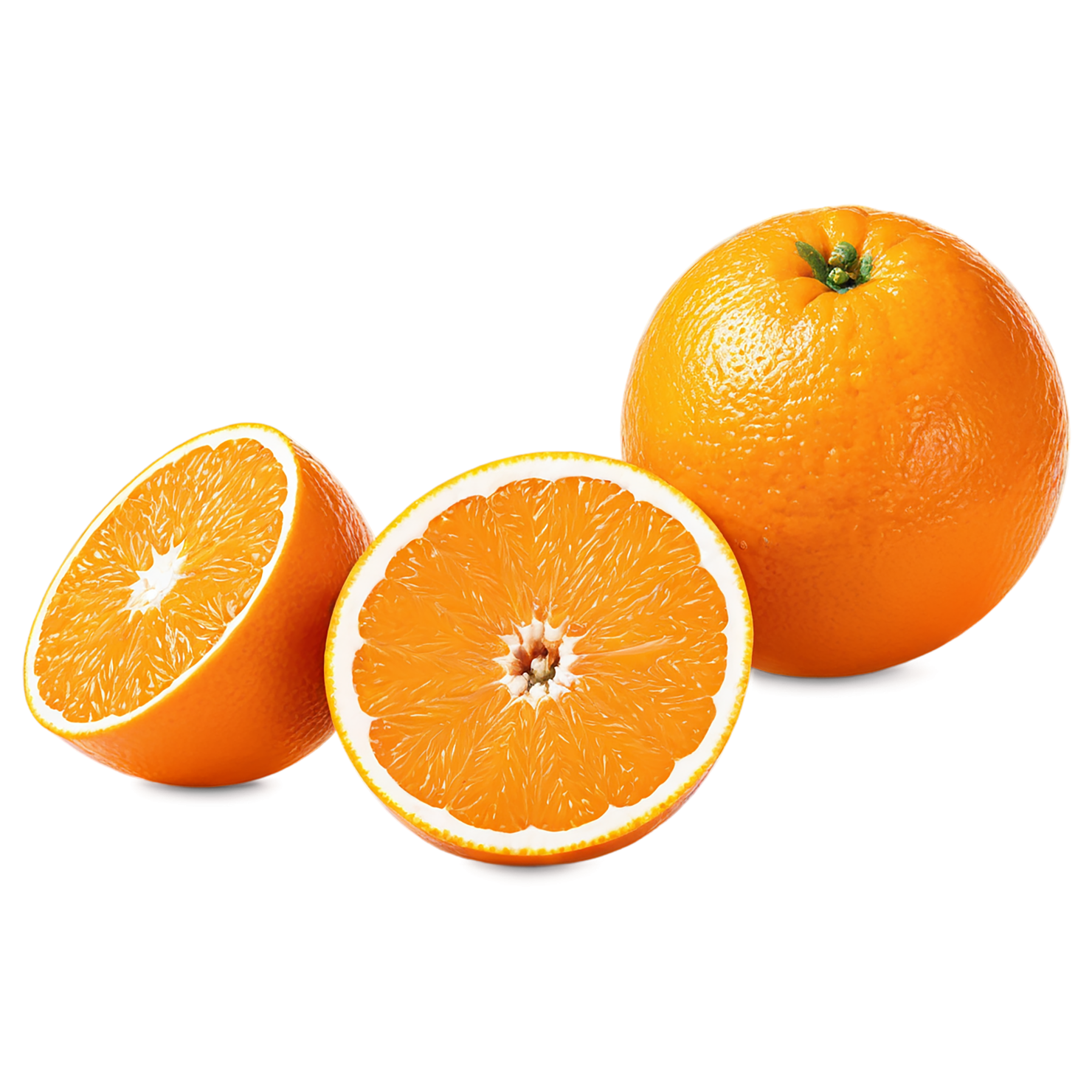 Orange fruit isolated on transparent background #1266