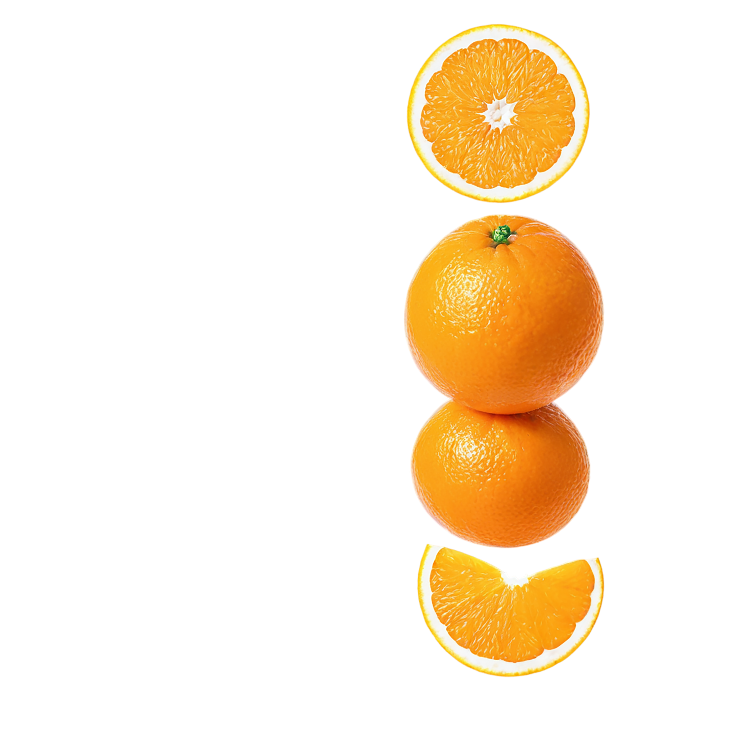 Orange fruit isolated on transparent background #1270