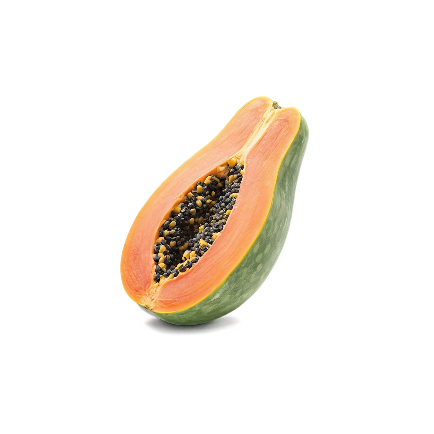 Papaya fruit isolated on transparent background #1283