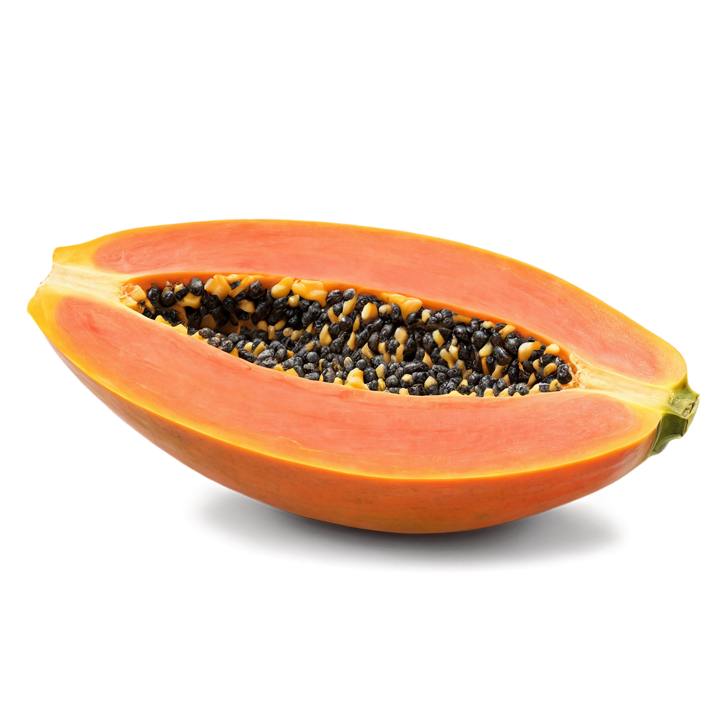 Papaya fruit isolated on transparent background #1288