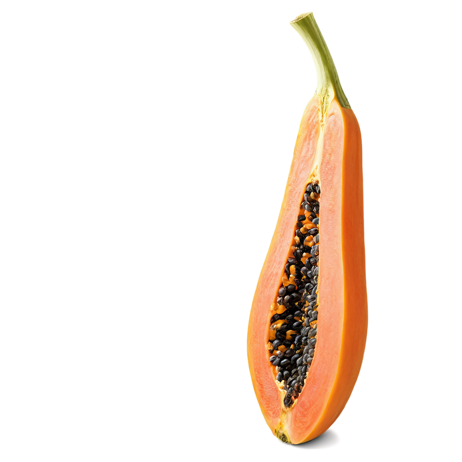 Papaya fruit isolated on transparent background #1293