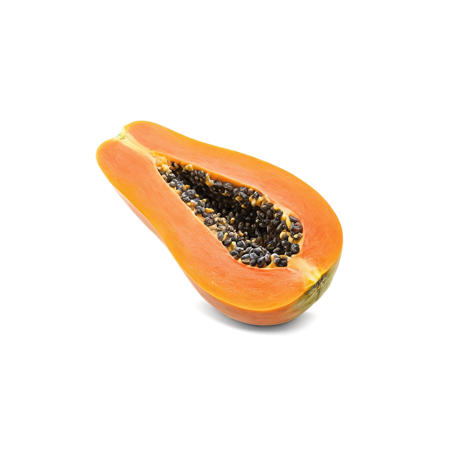 Papaya fruit isolated on transparent background #1308