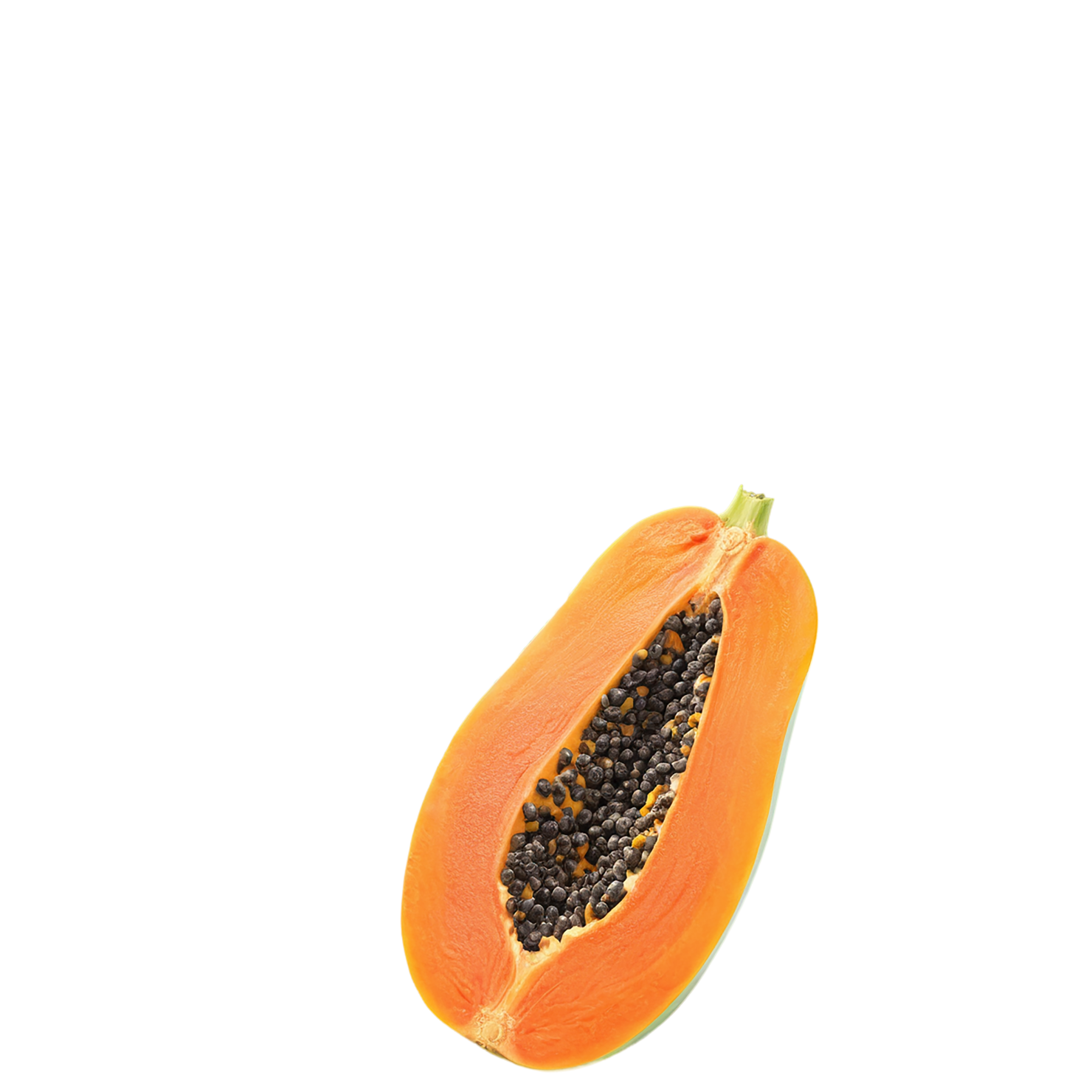 Papaya fruit isolated on transparent background #1311