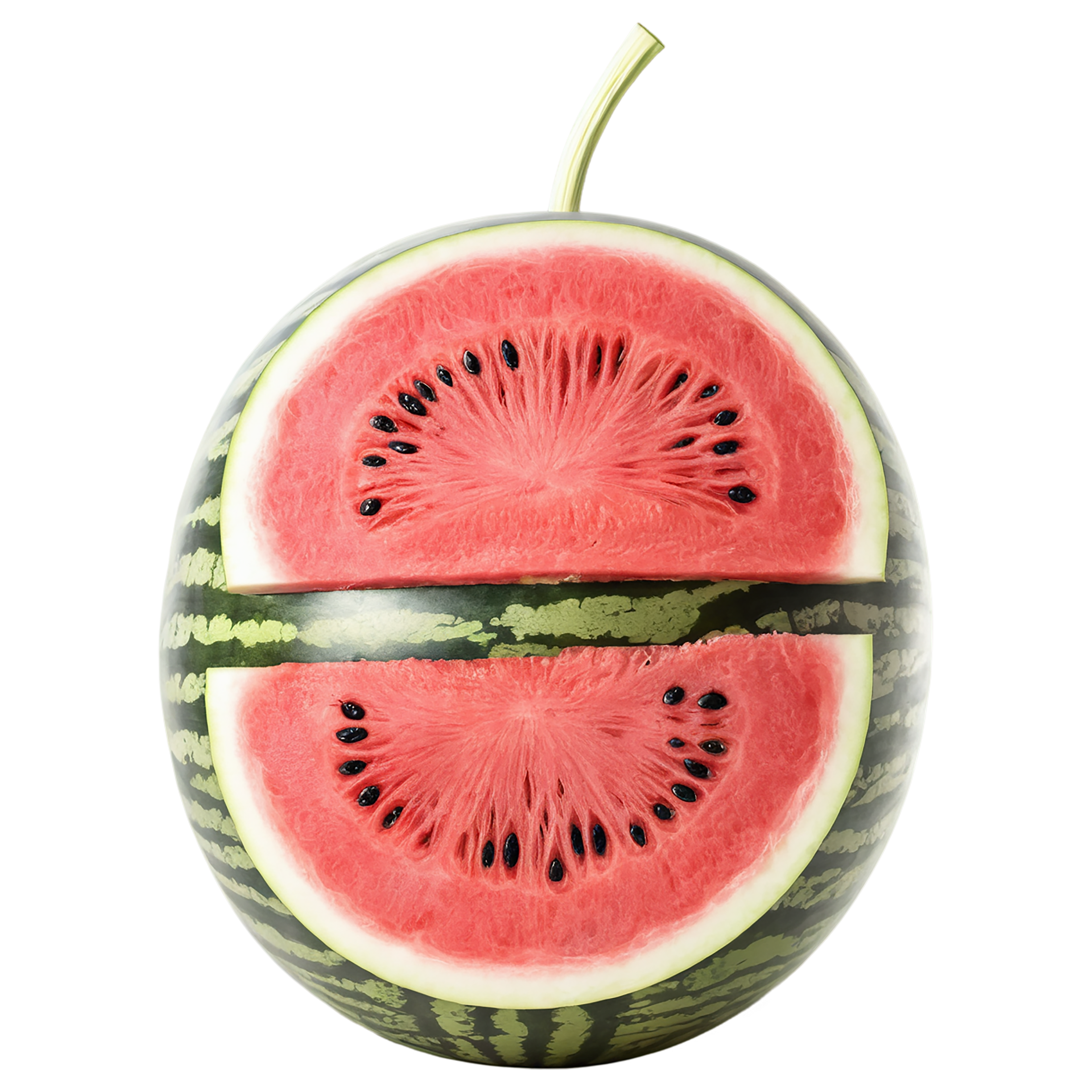 Watermelon fruit isolated on transparent background #1877