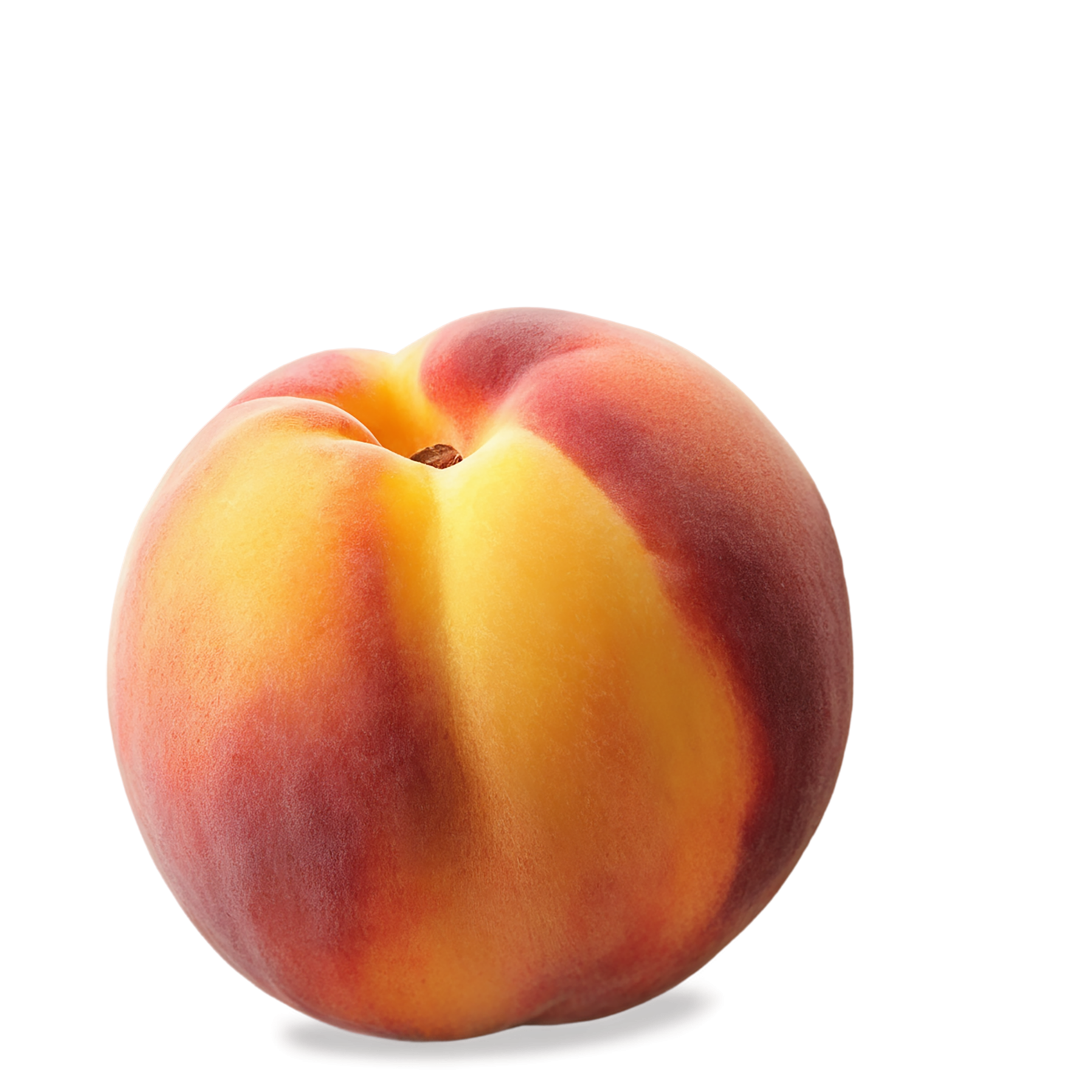 Peach fruit isolated on transparent background #1426
