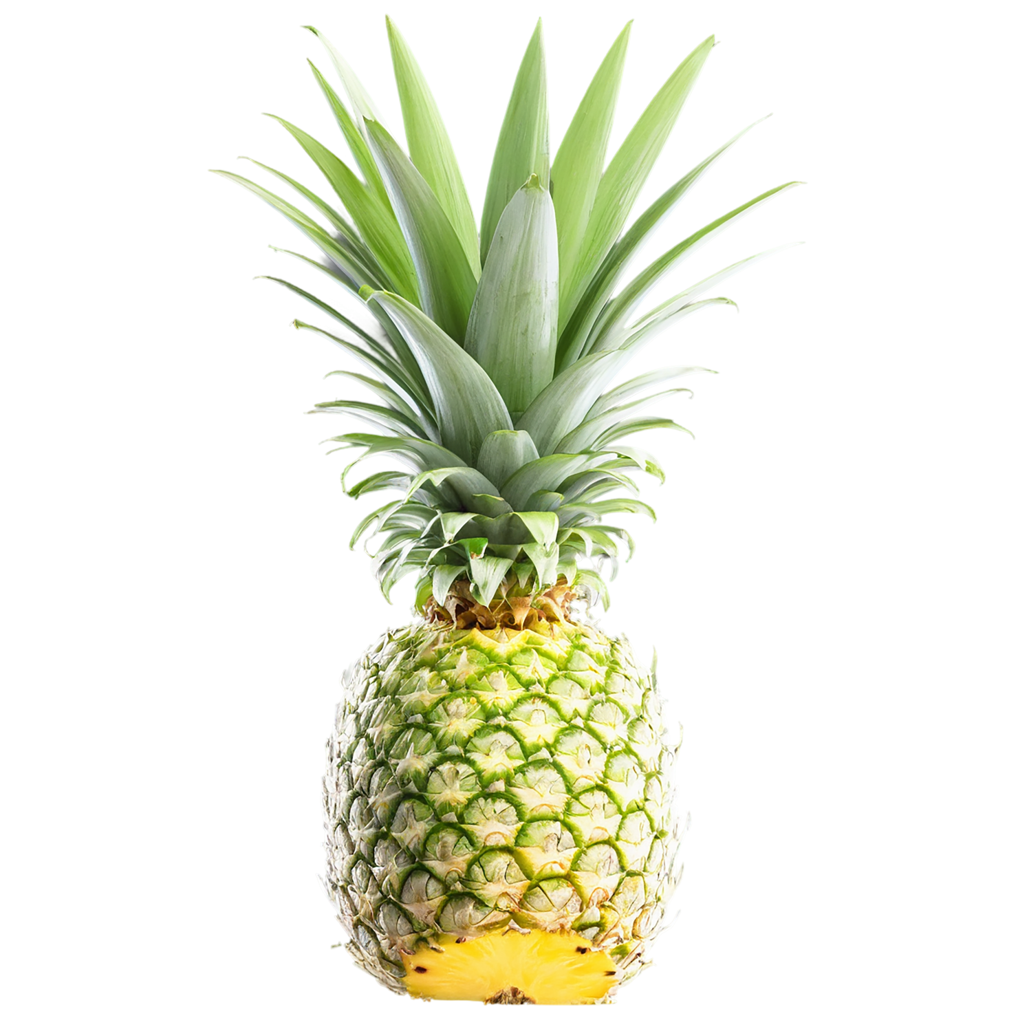 Pineapple fruit isolated on transparent background #1439
