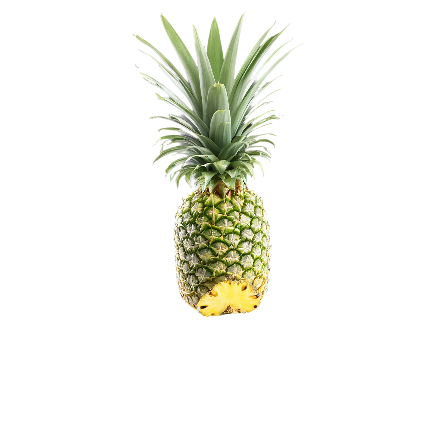 Pineapple fruit isolated on transparent background #1453