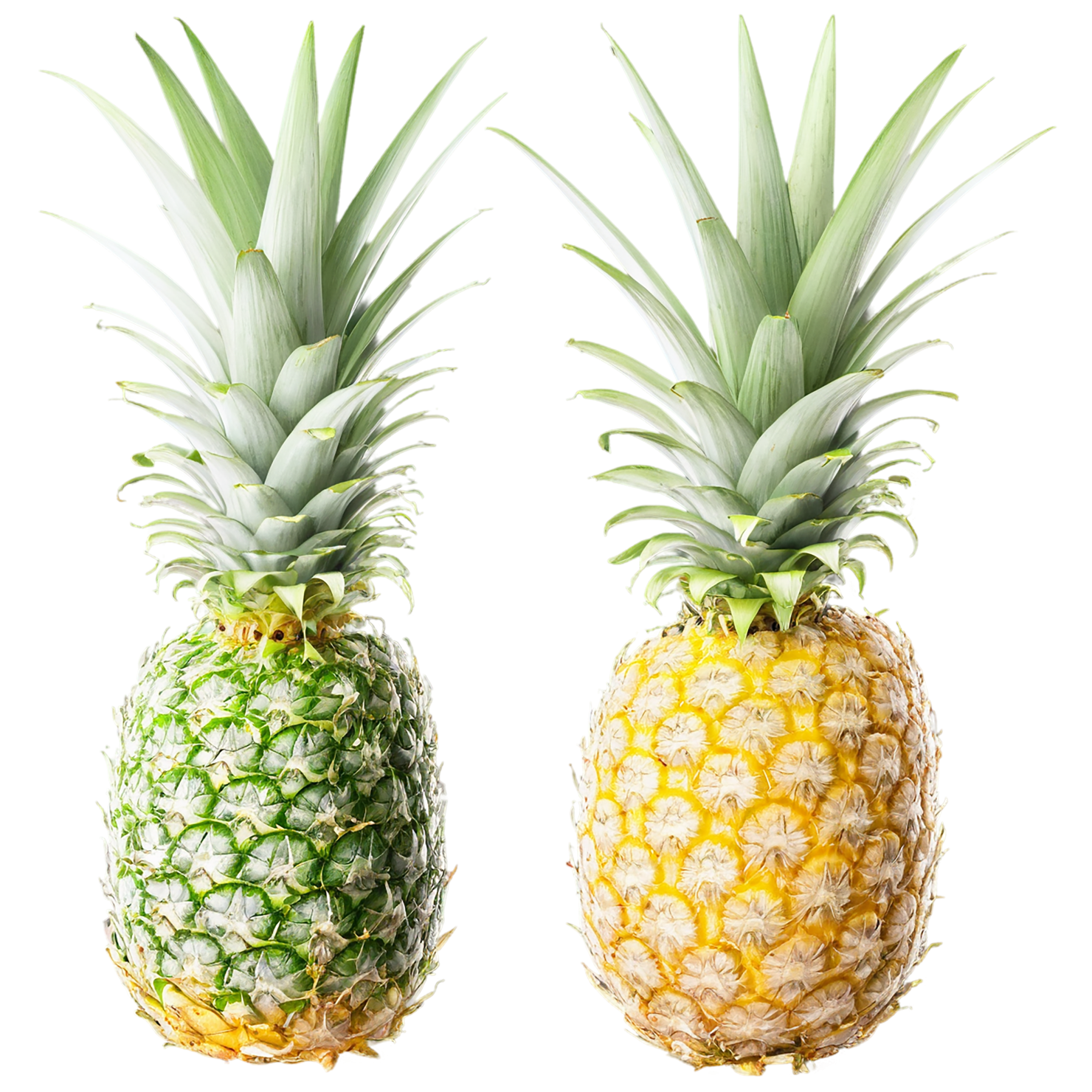 Pineapple fruit isolated on transparent background #1484