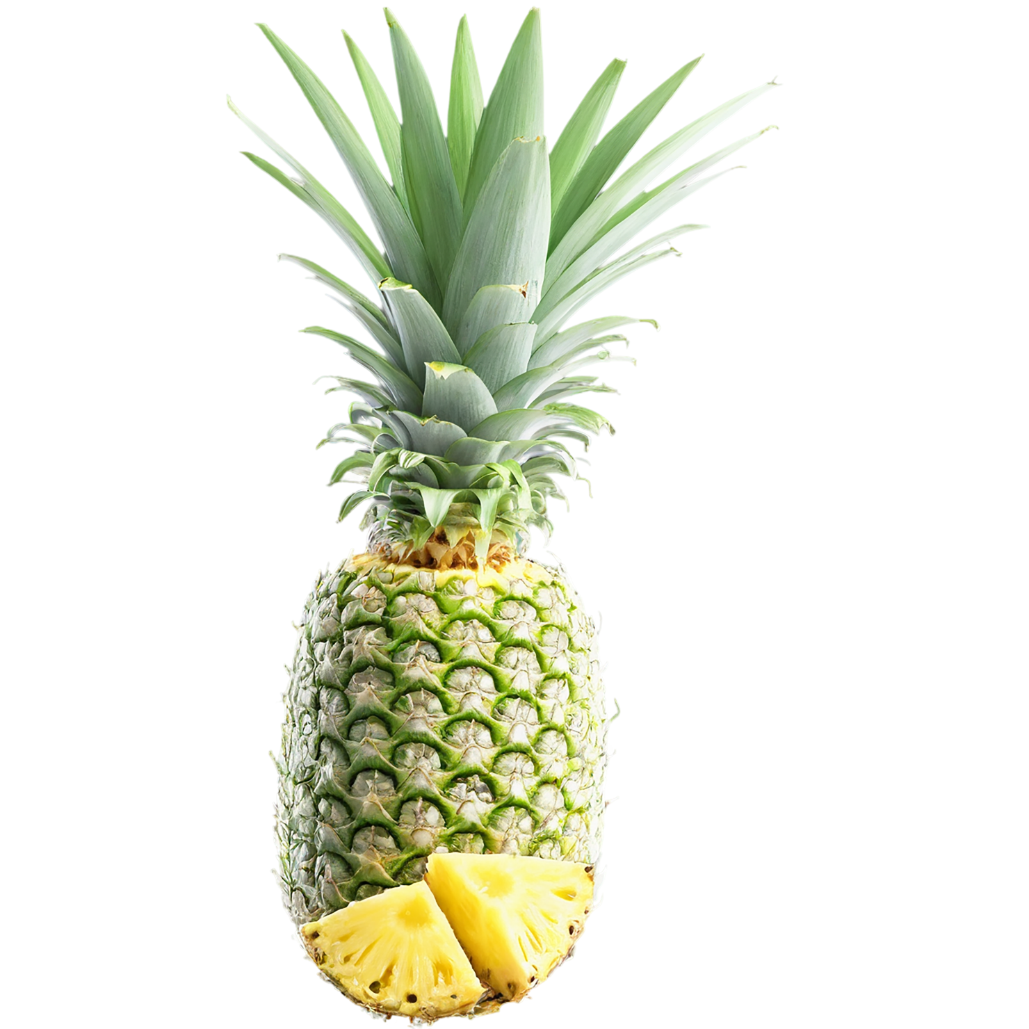 Pineapple fruit isolated on transparent background #1488