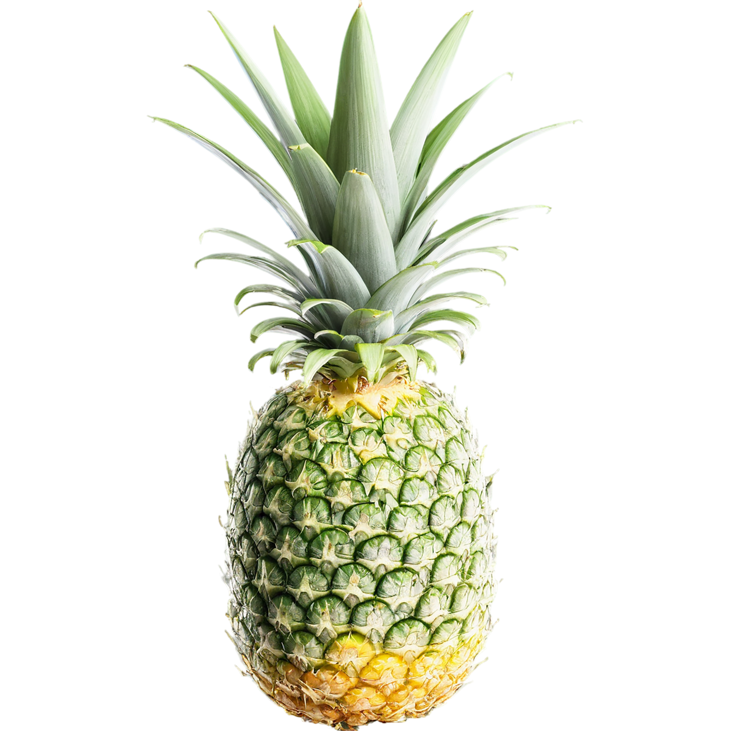 Pineapple fruit isolated on transparent background #1525