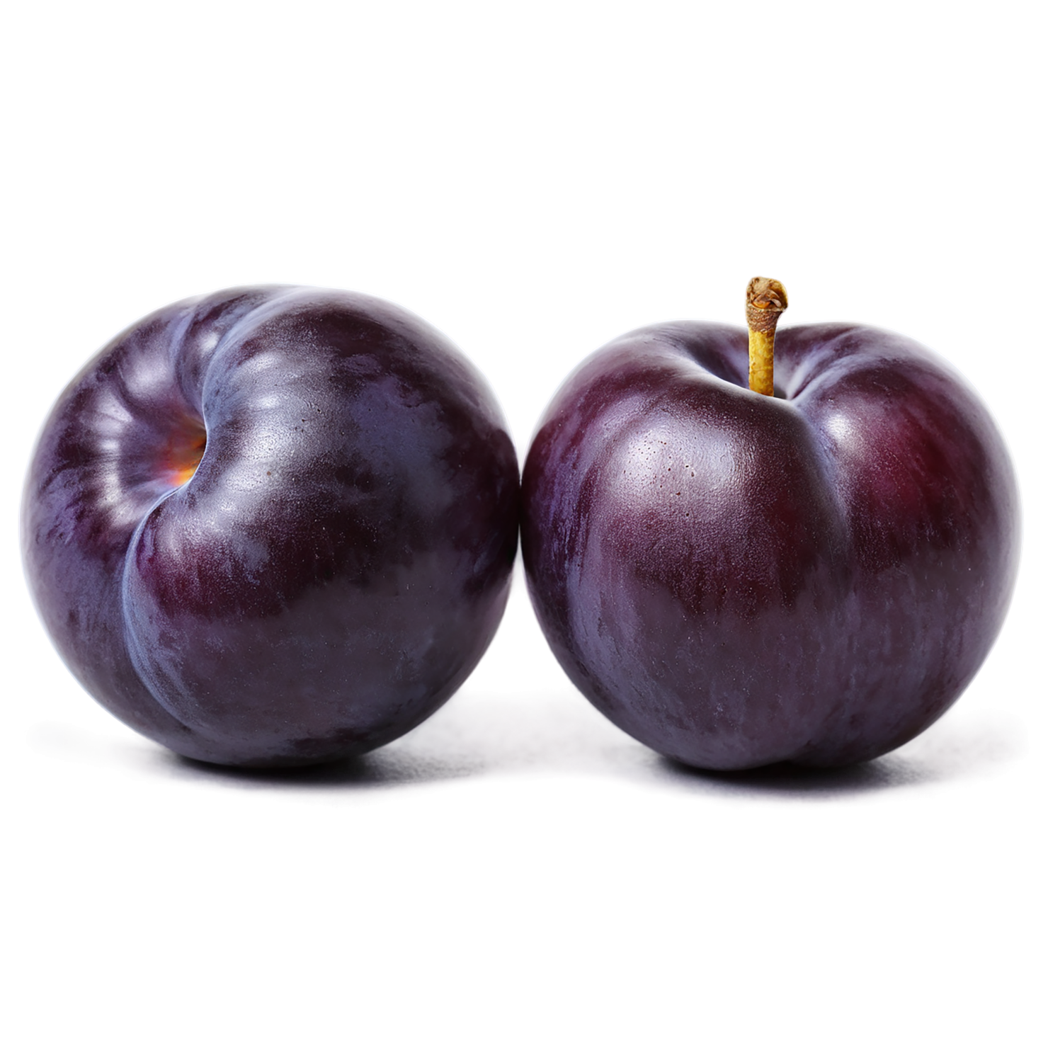 Plum fruit isolated on transparent background #1597
