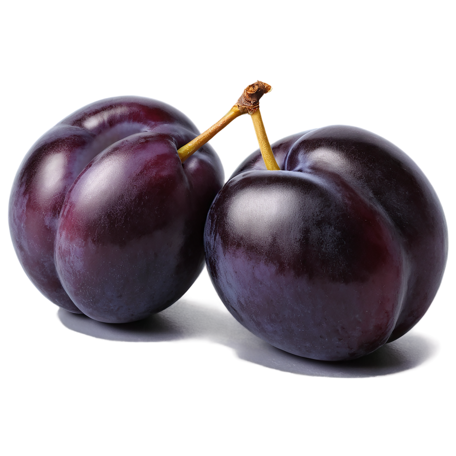 Plum fruit isolated on transparent background #1598