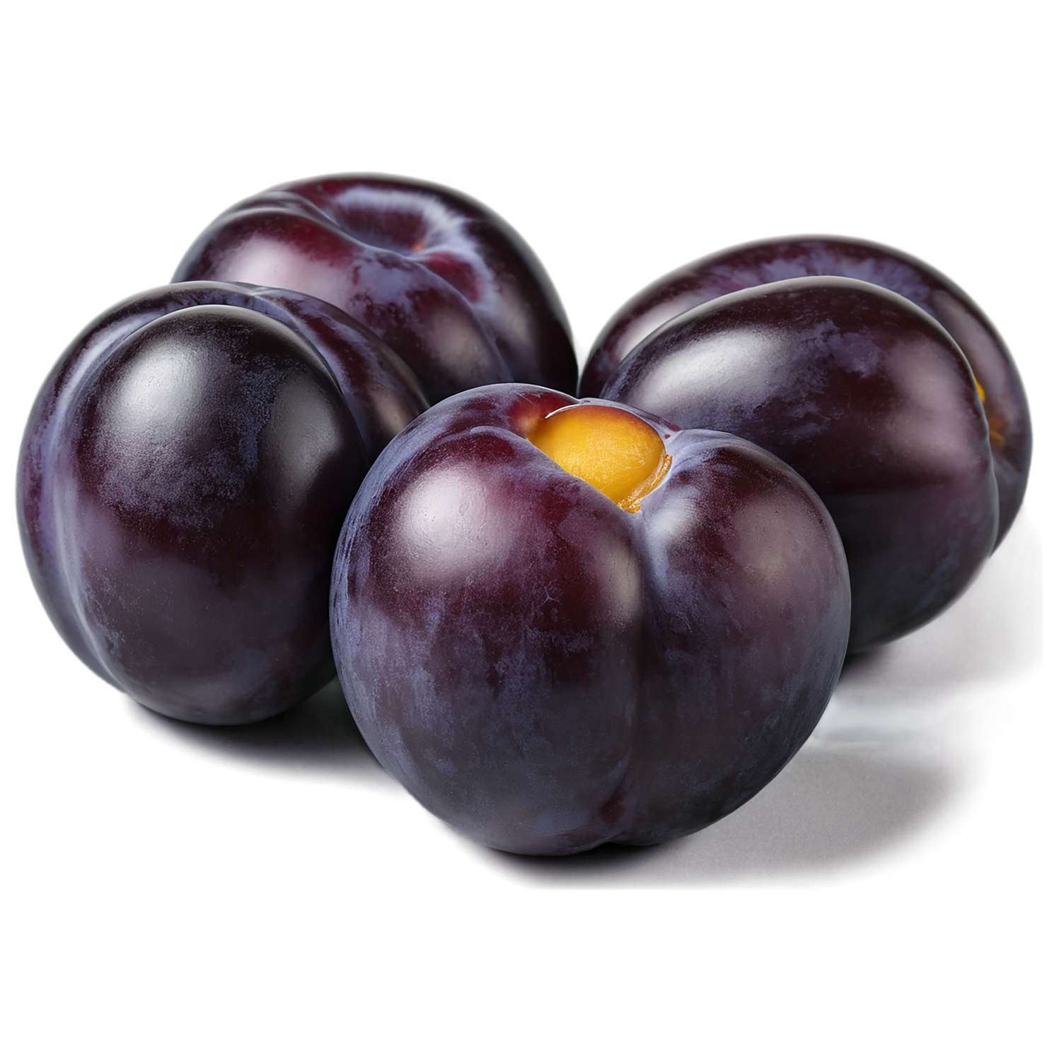 Plum fruit isolated on transparent background #1600