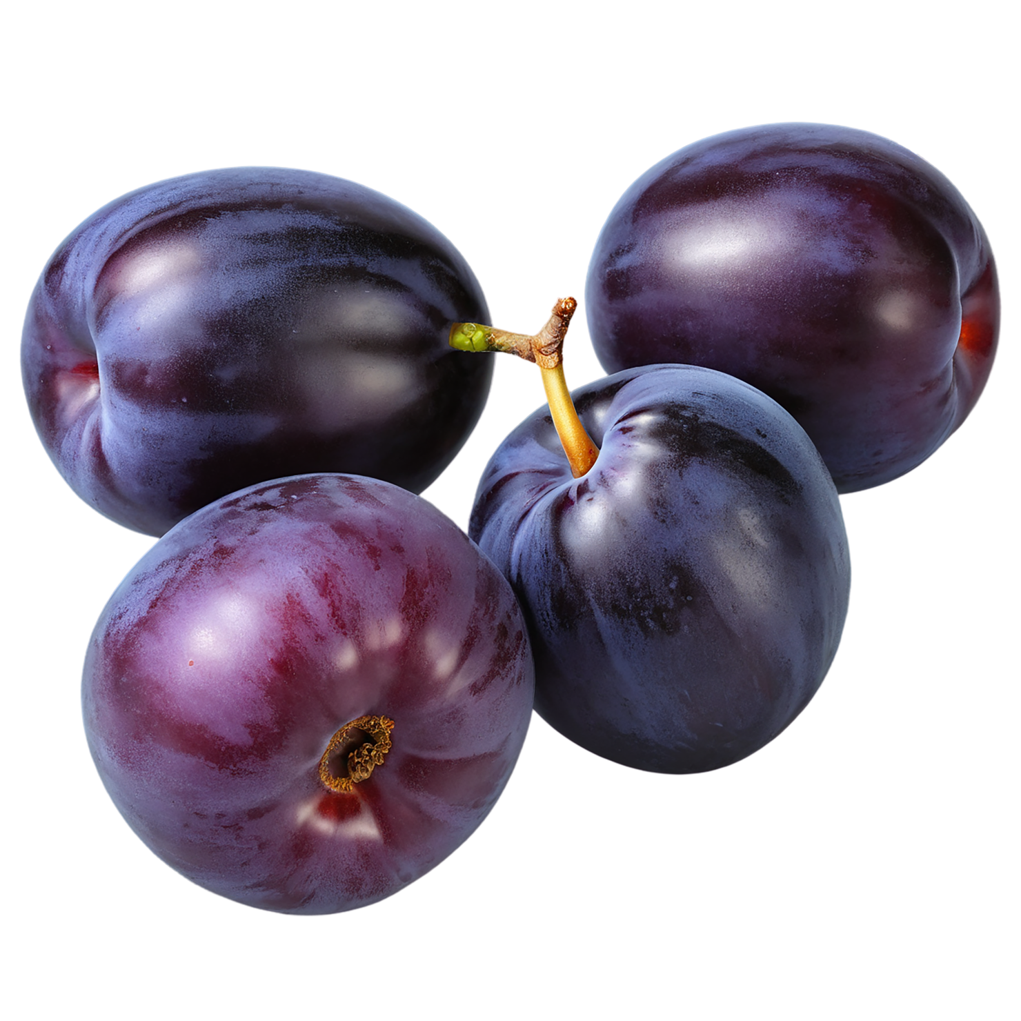 Plum fruit isolated on transparent background #1602