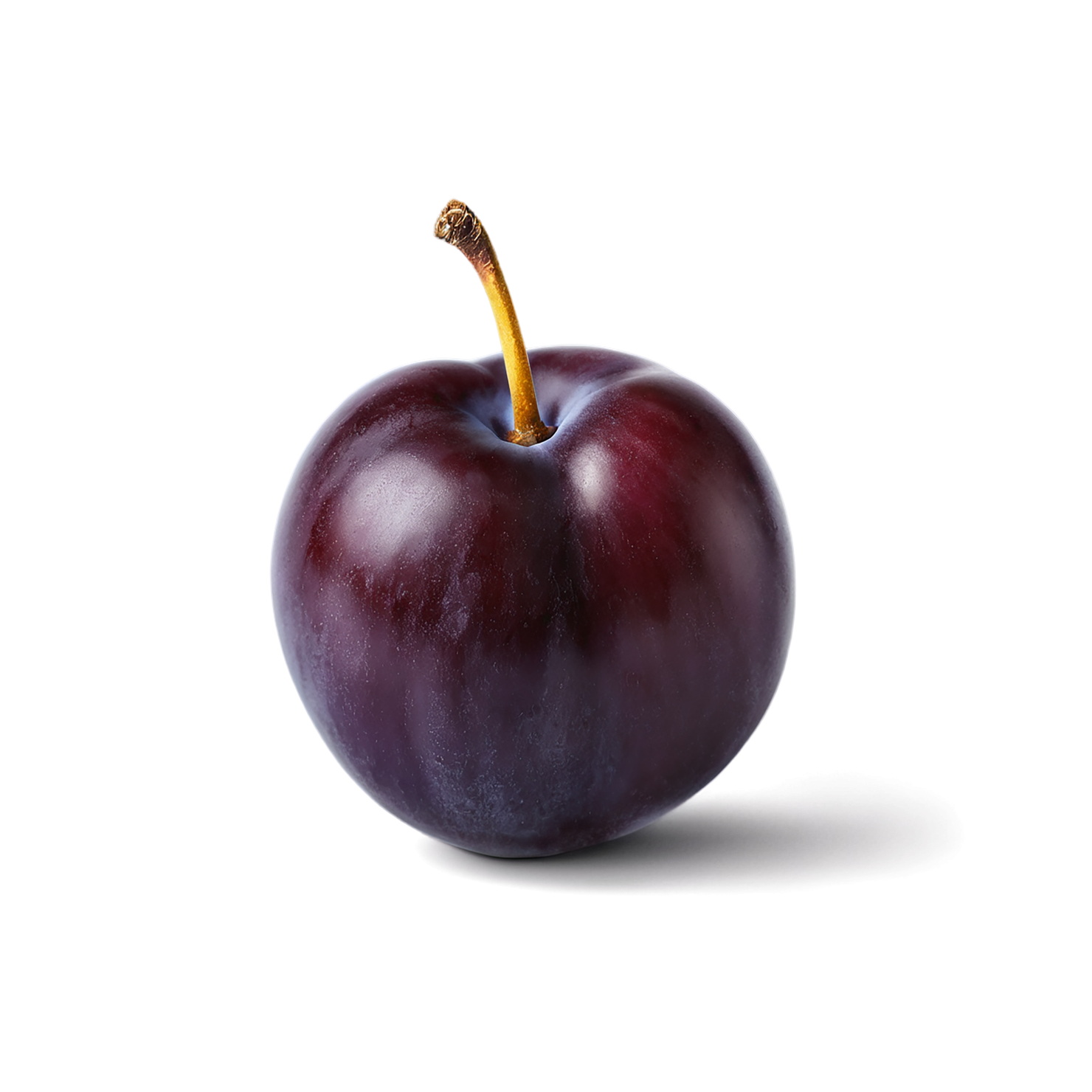 Plum fruit isolated on transparent background #1607