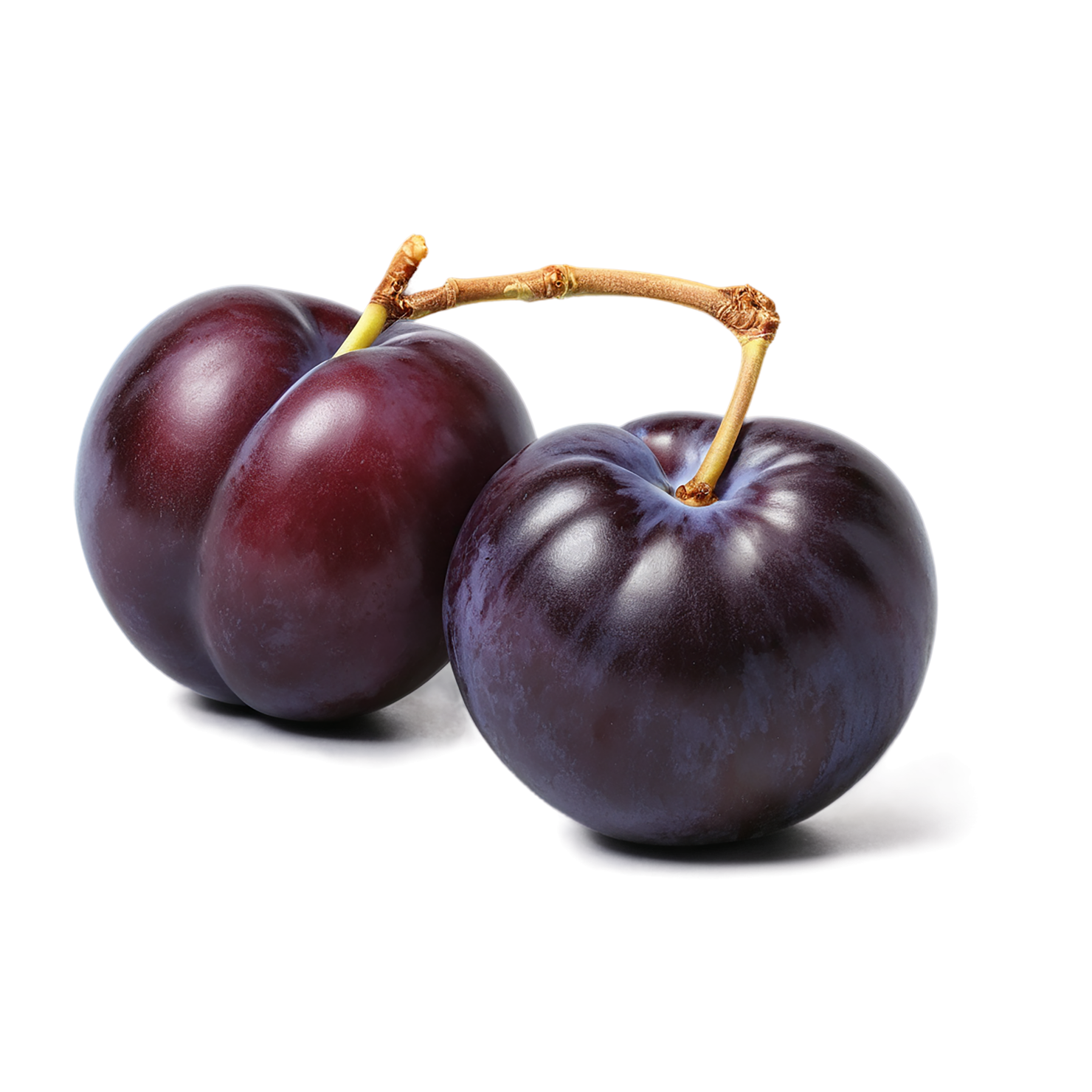 Plum fruit isolated on transparent background #1611