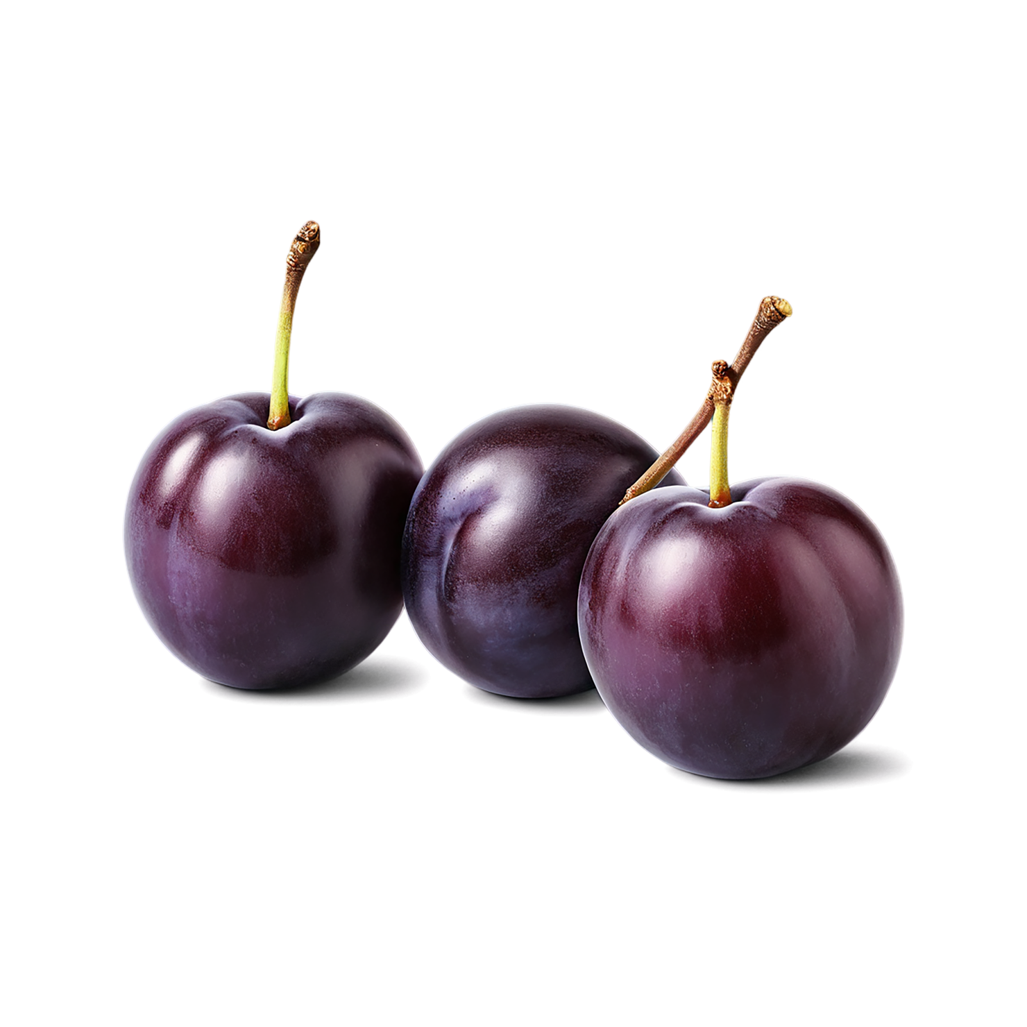 Plum fruit isolated on transparent background #1619