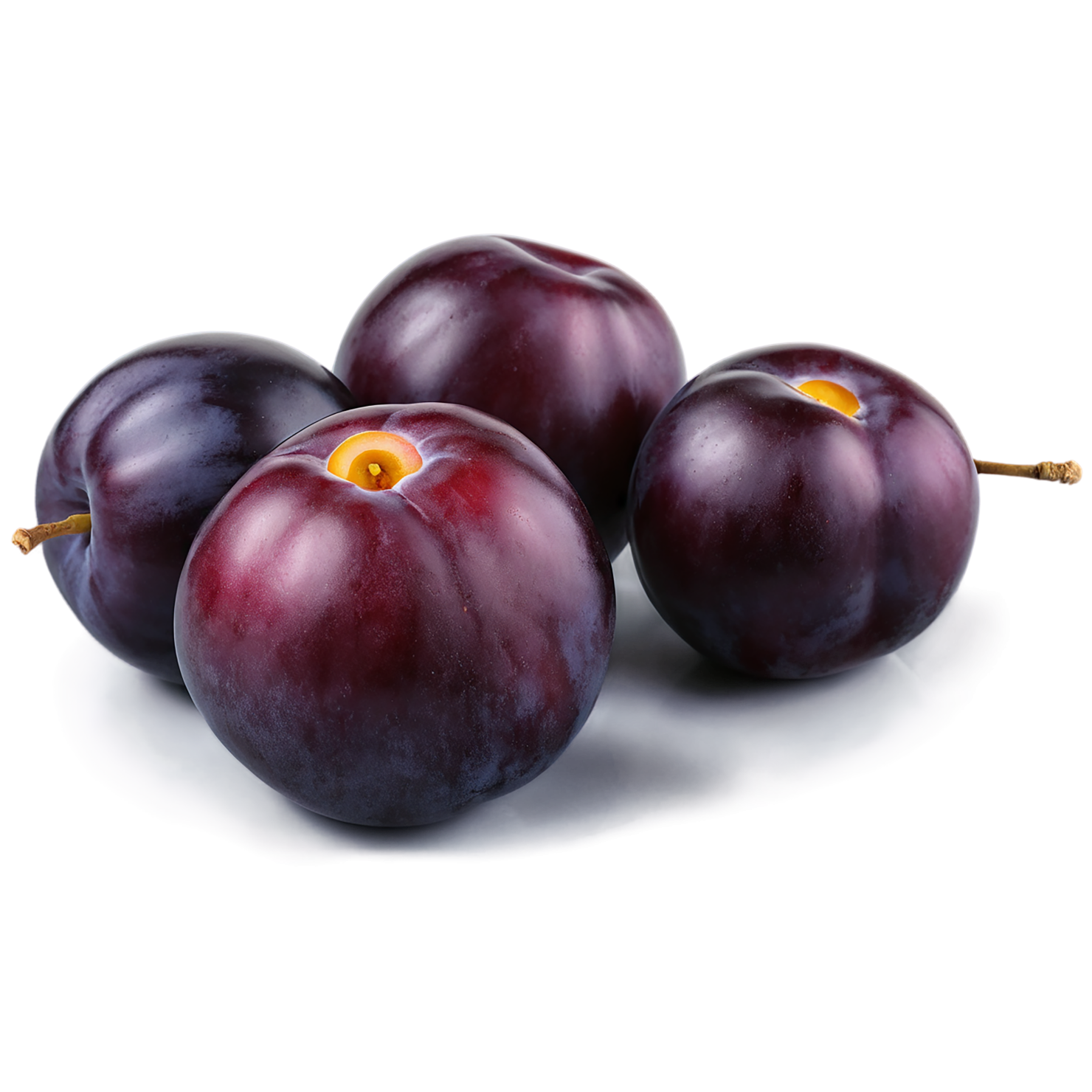Plum fruit isolated on transparent background #1620