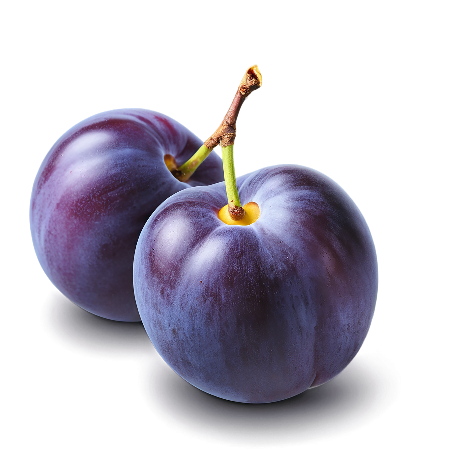Plum fruit isolated on transparent background #1621
