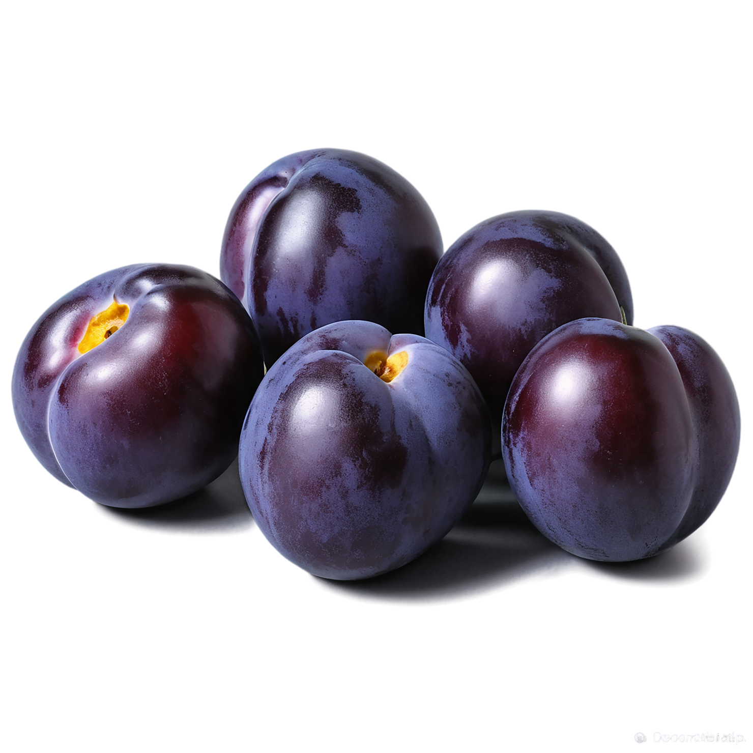 Plum fruit isolated on transparent background #1622