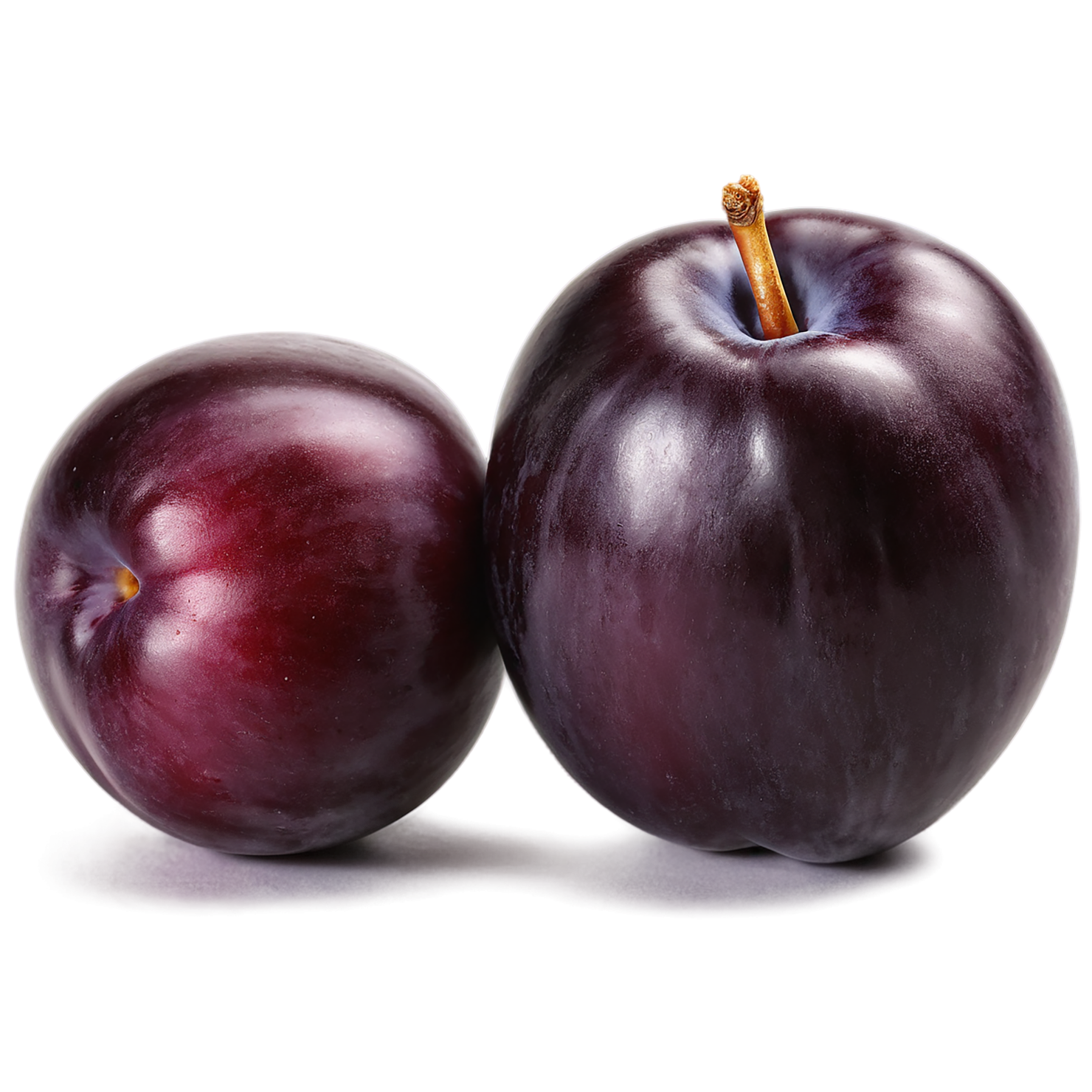Plum fruit isolated on transparent background #1629