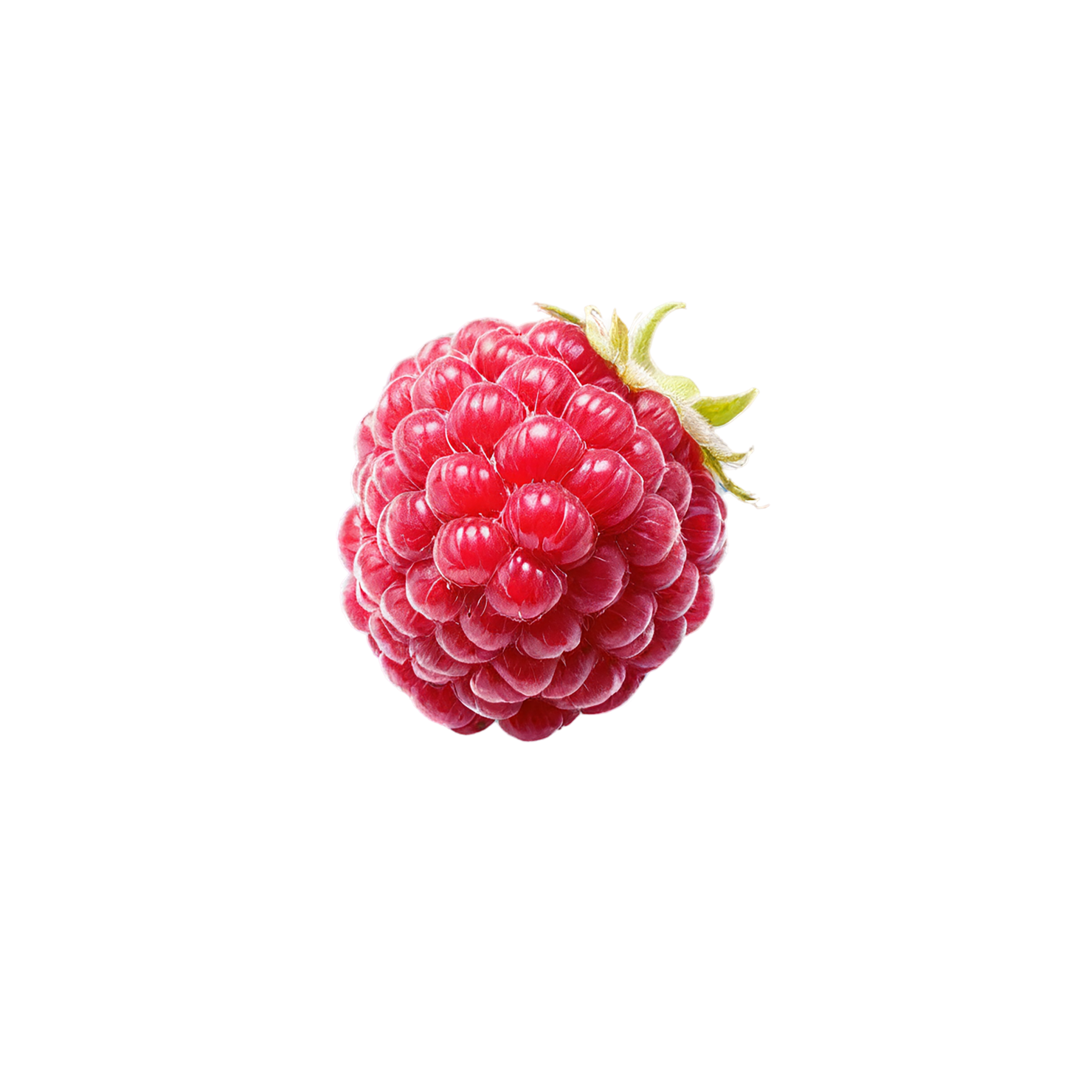 Raspberry fruit isolated on transparent background #1724