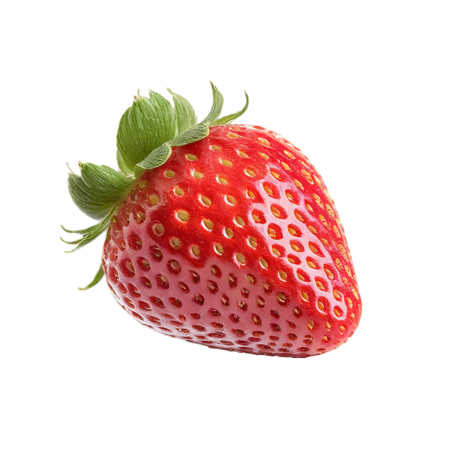 Strawberry fruit isolated on transparent background #1731