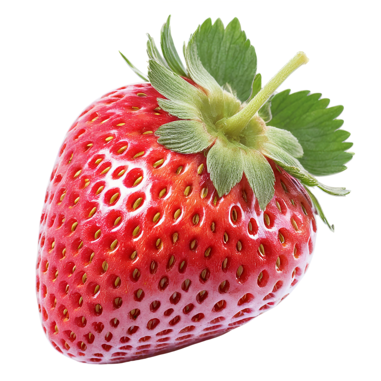 Strawberry fruit isolated on transparent background #1750