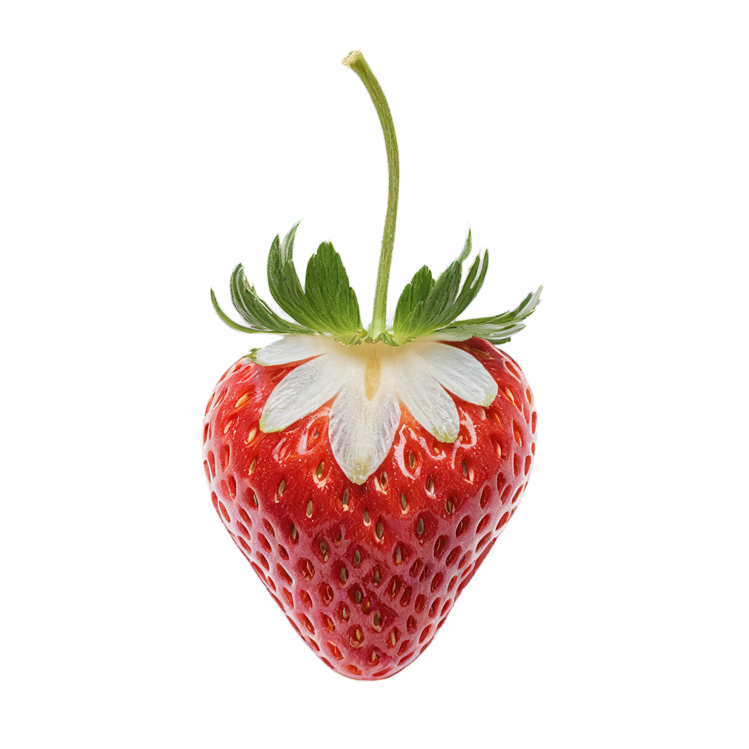 Strawberry fruit isolated on transparent background #1753