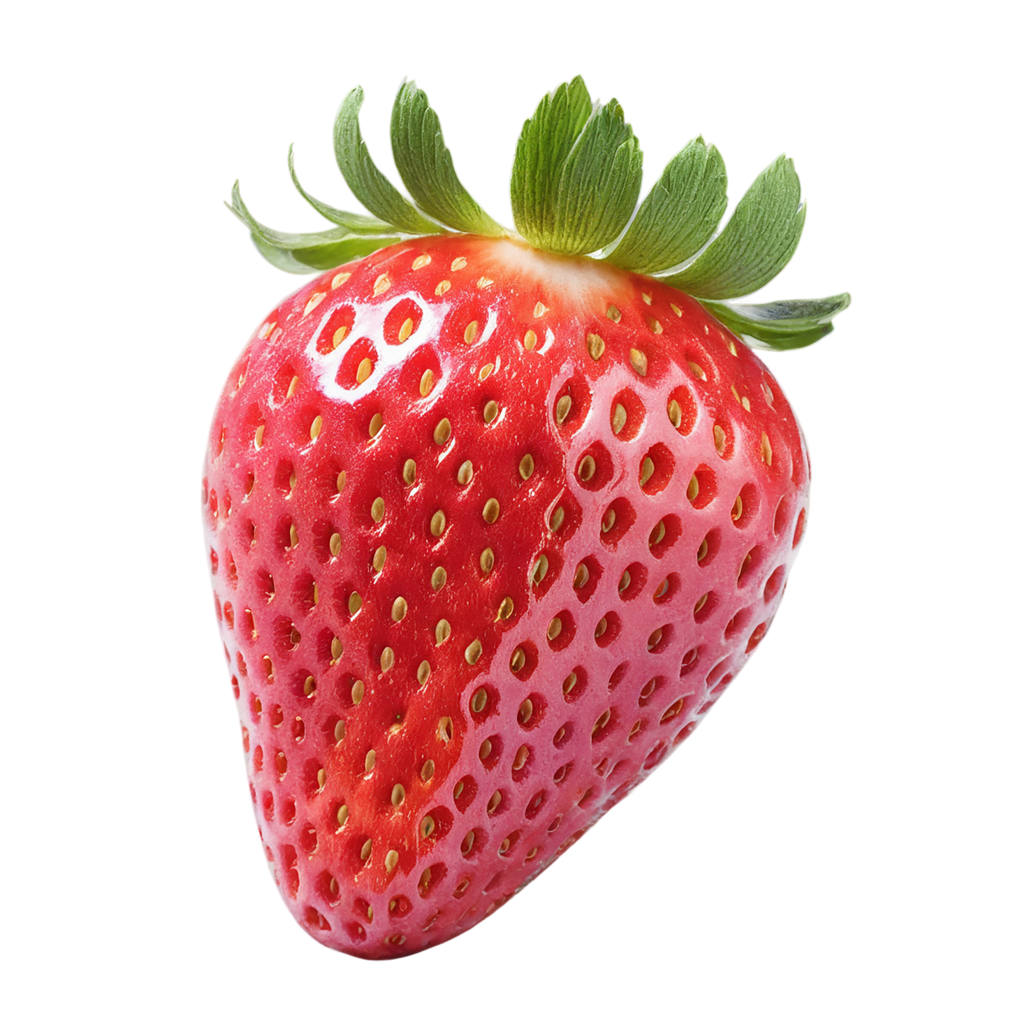 Strawberry fruit isolated on transparent background #1757