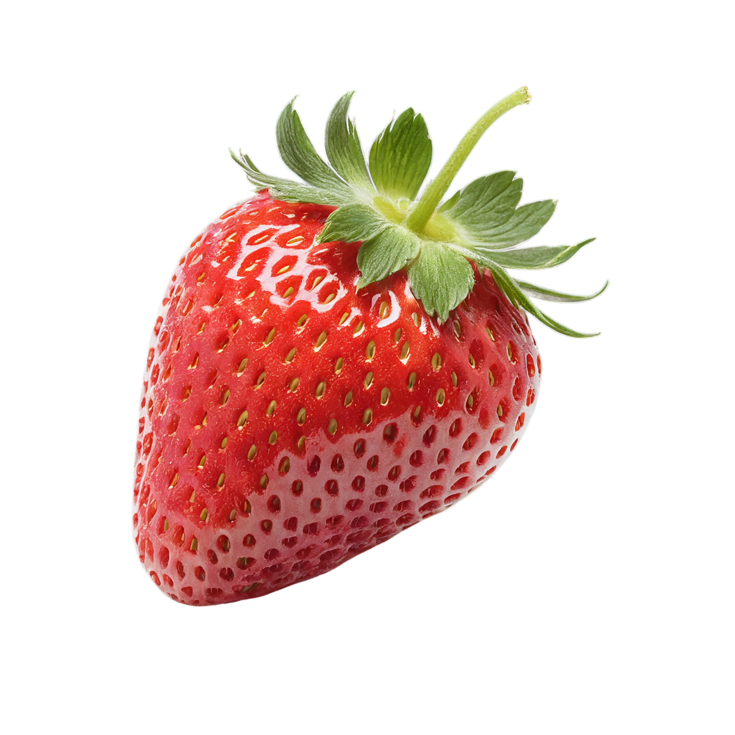 Strawberry fruit isolated on transparent background #1759