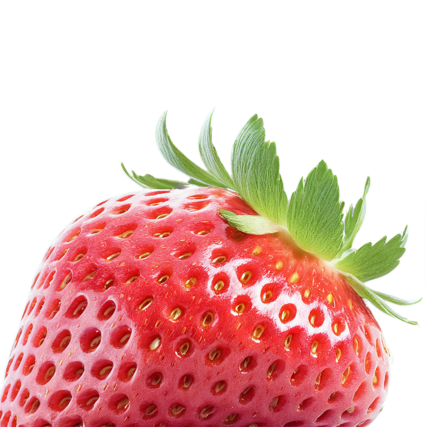 Strawberry fruit isolated on transparent background #1763