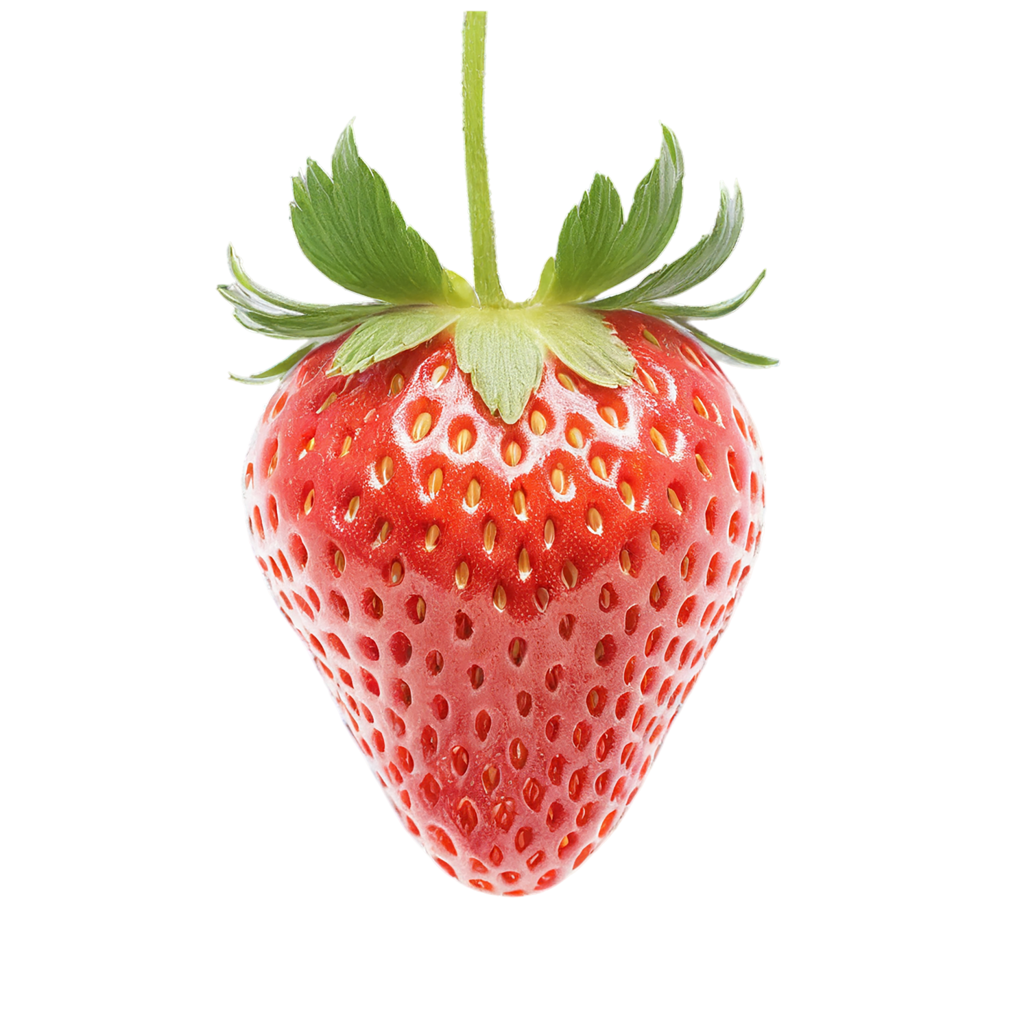 Strawberry fruit isolated on transparent background #1764