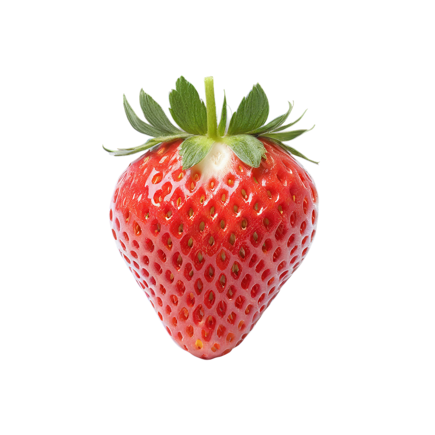 Strawberry fruit isolated on transparent background #1765