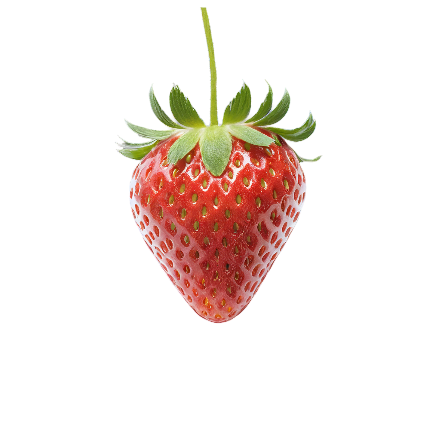 Strawberry fruit isolated on transparent background #1771