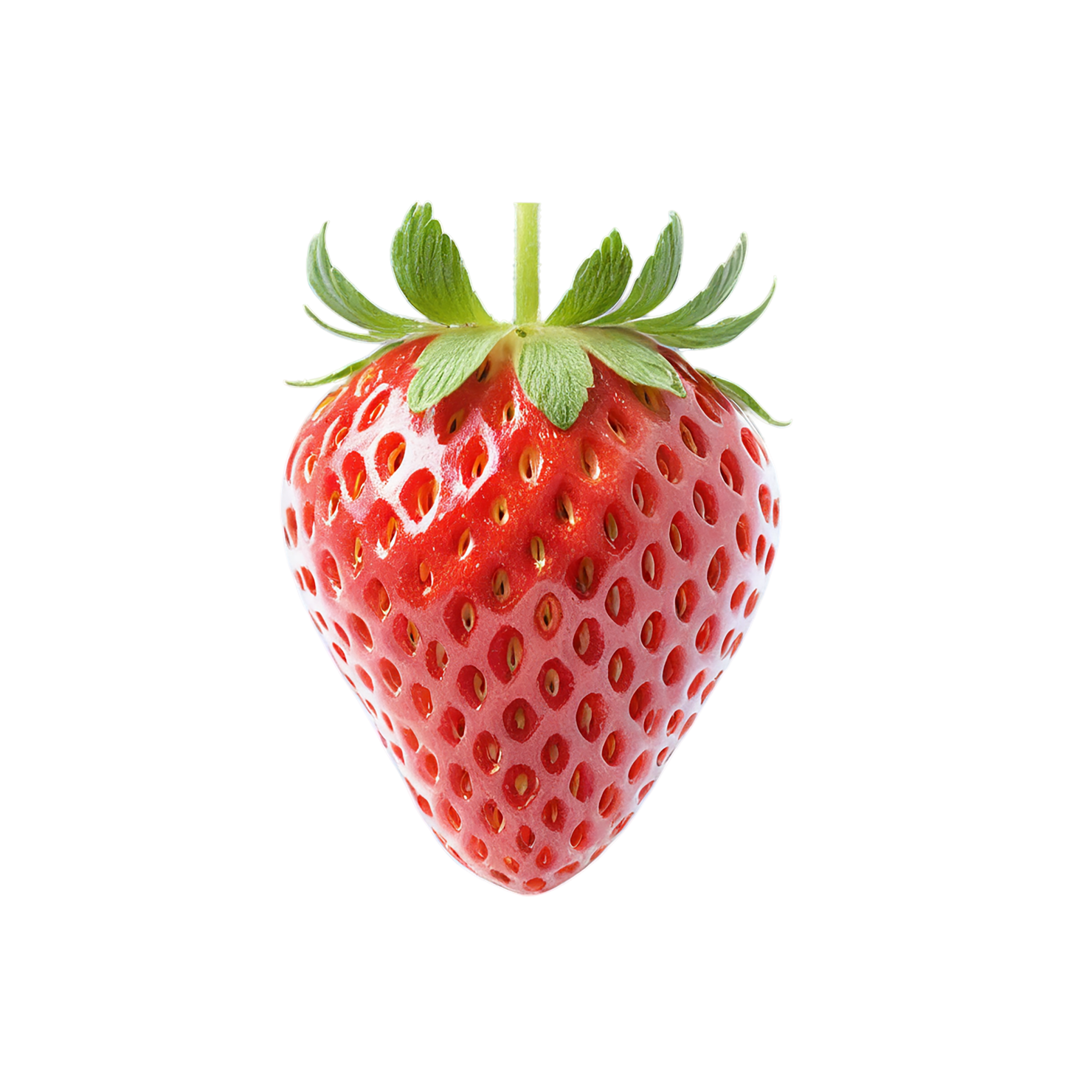Strawberry fruit isolated on transparent background #1775
