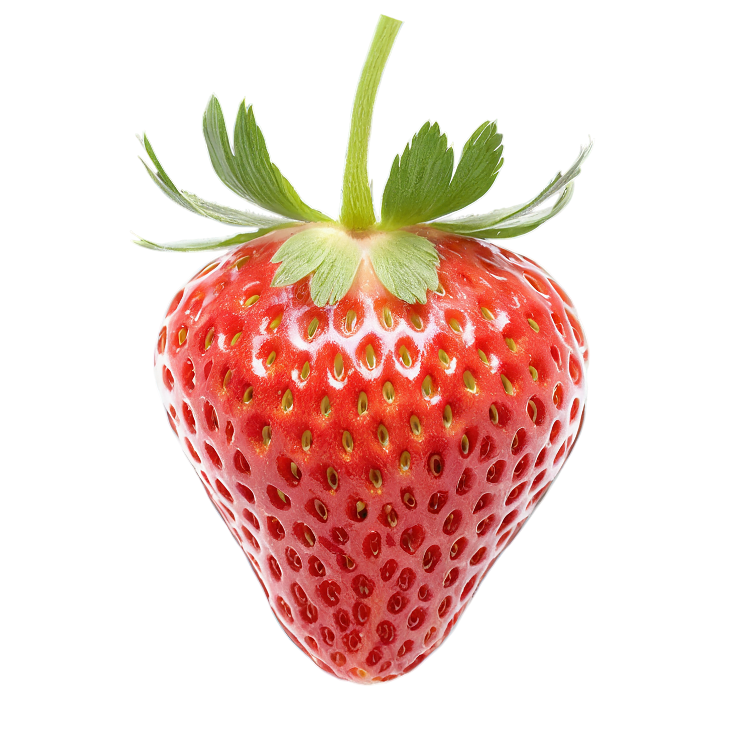 Strawberry fruit isolated on transparent background #1776