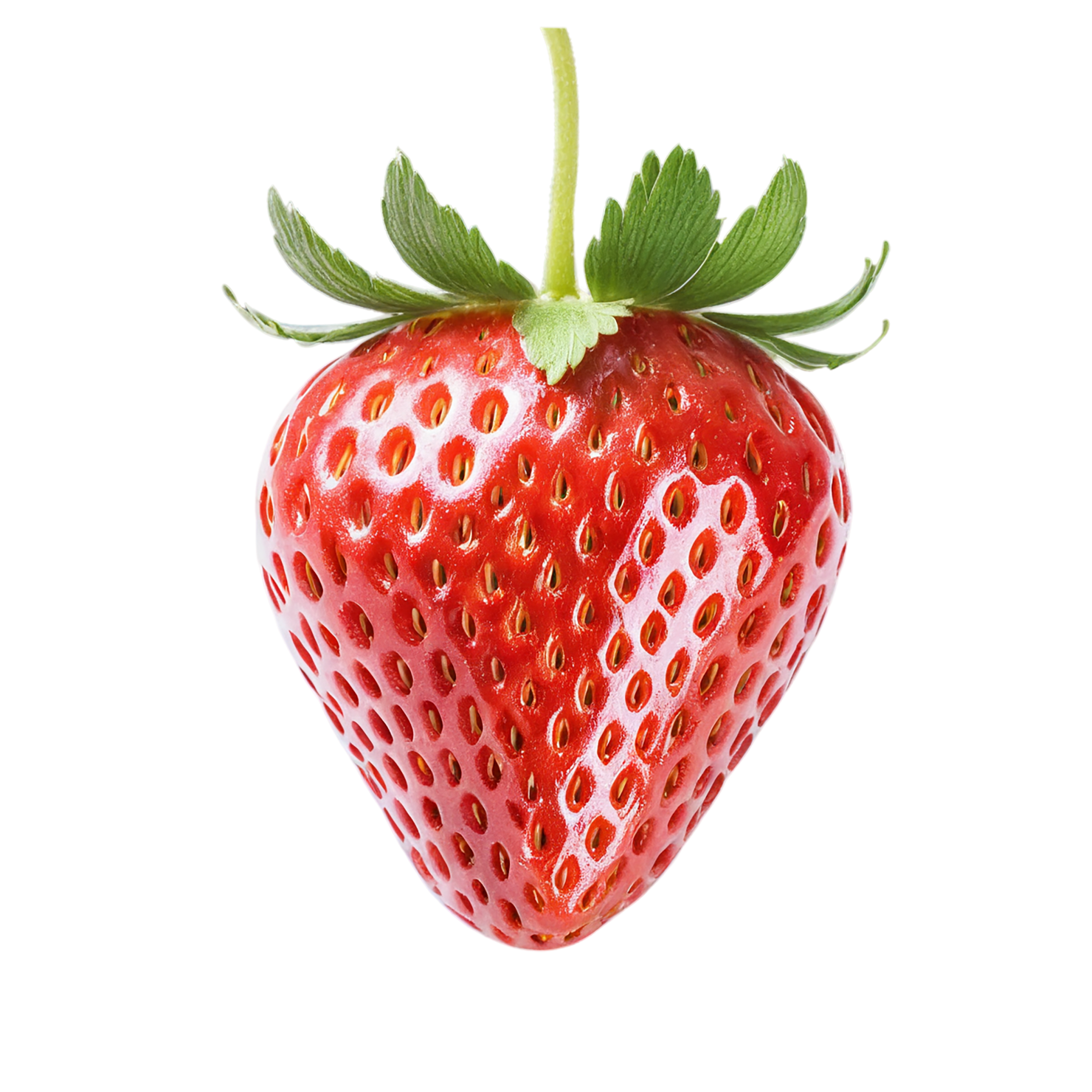 Strawberry fruit isolated on transparent background #1791