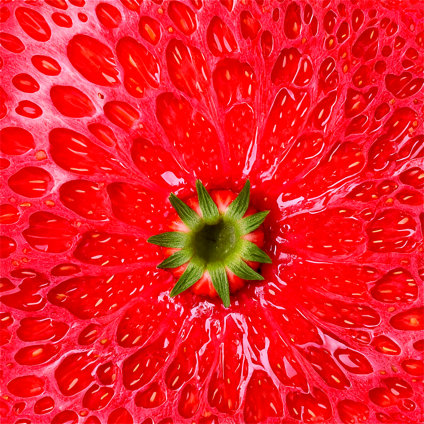 Strawberry fruit isolated on transparent background #1793