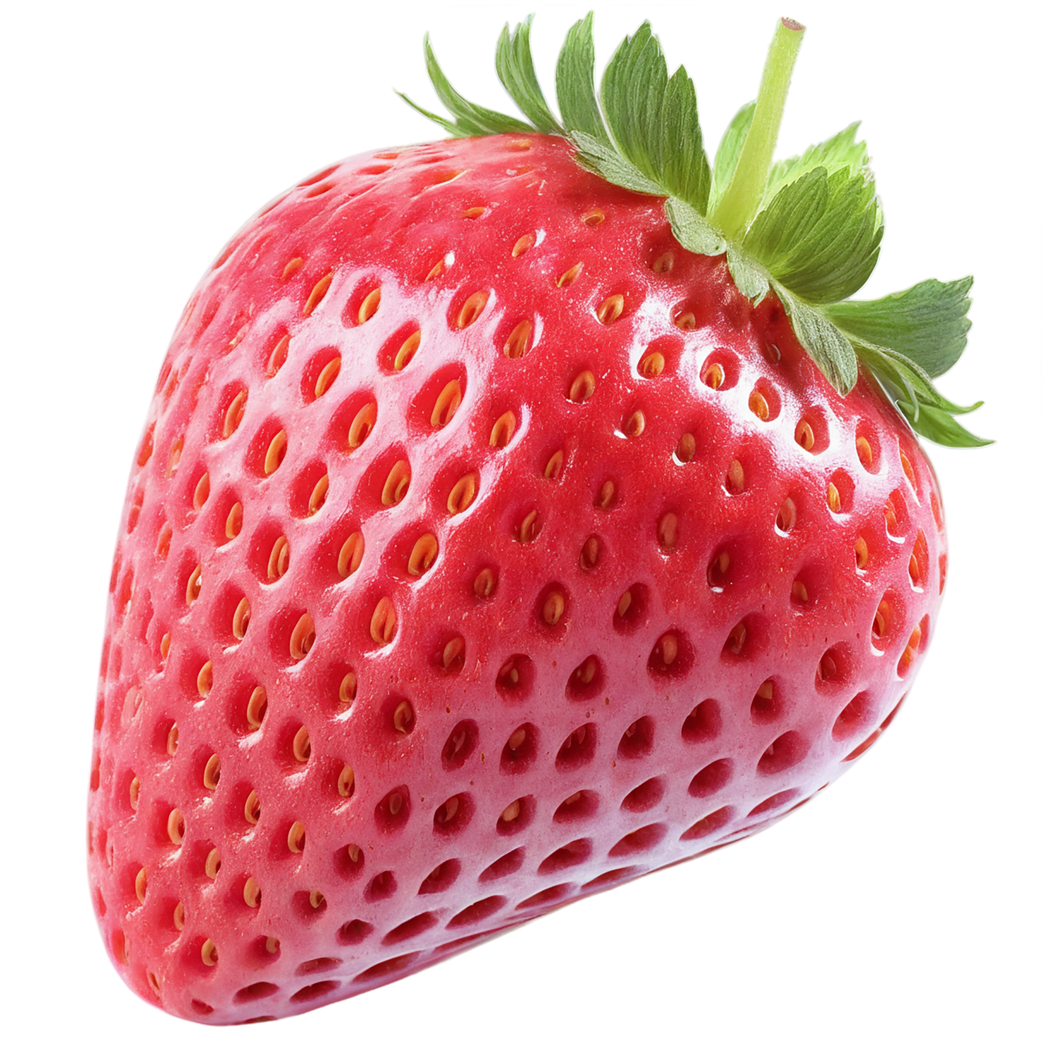 Strawberry fruit isolated on transparent background #1796