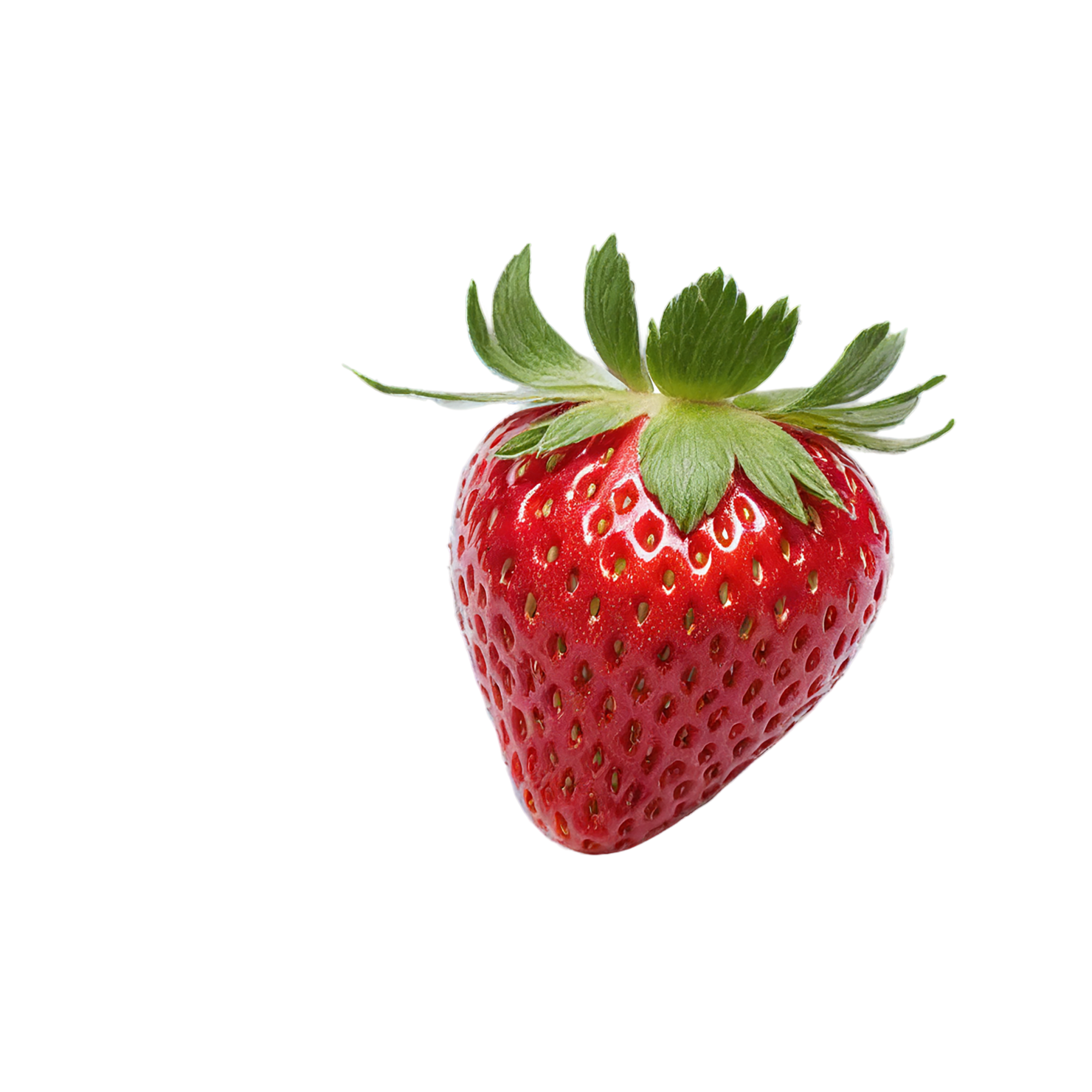 Strawberry fruit isolated on transparent background #1802