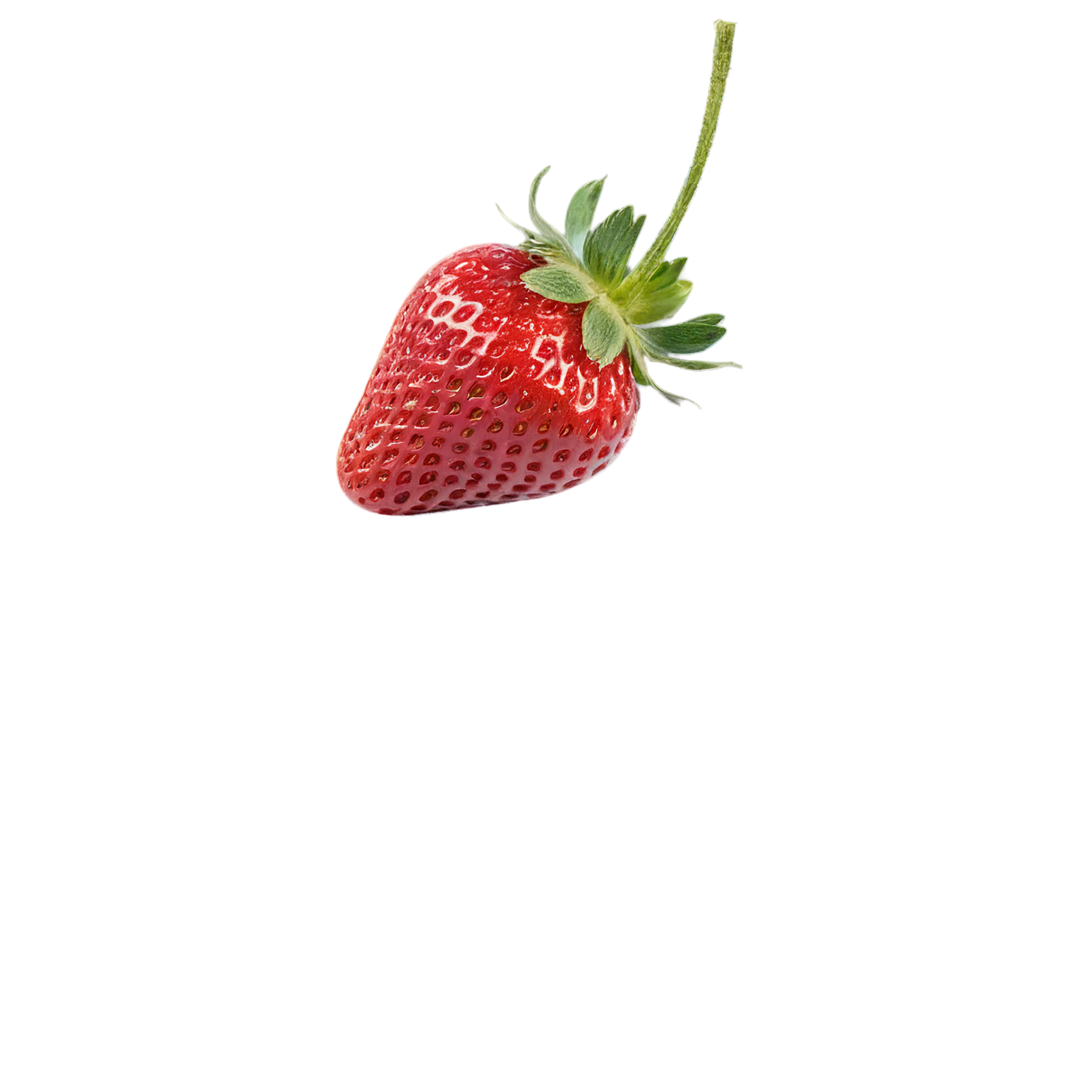 Strawberry fruit isolated on transparent background #1804