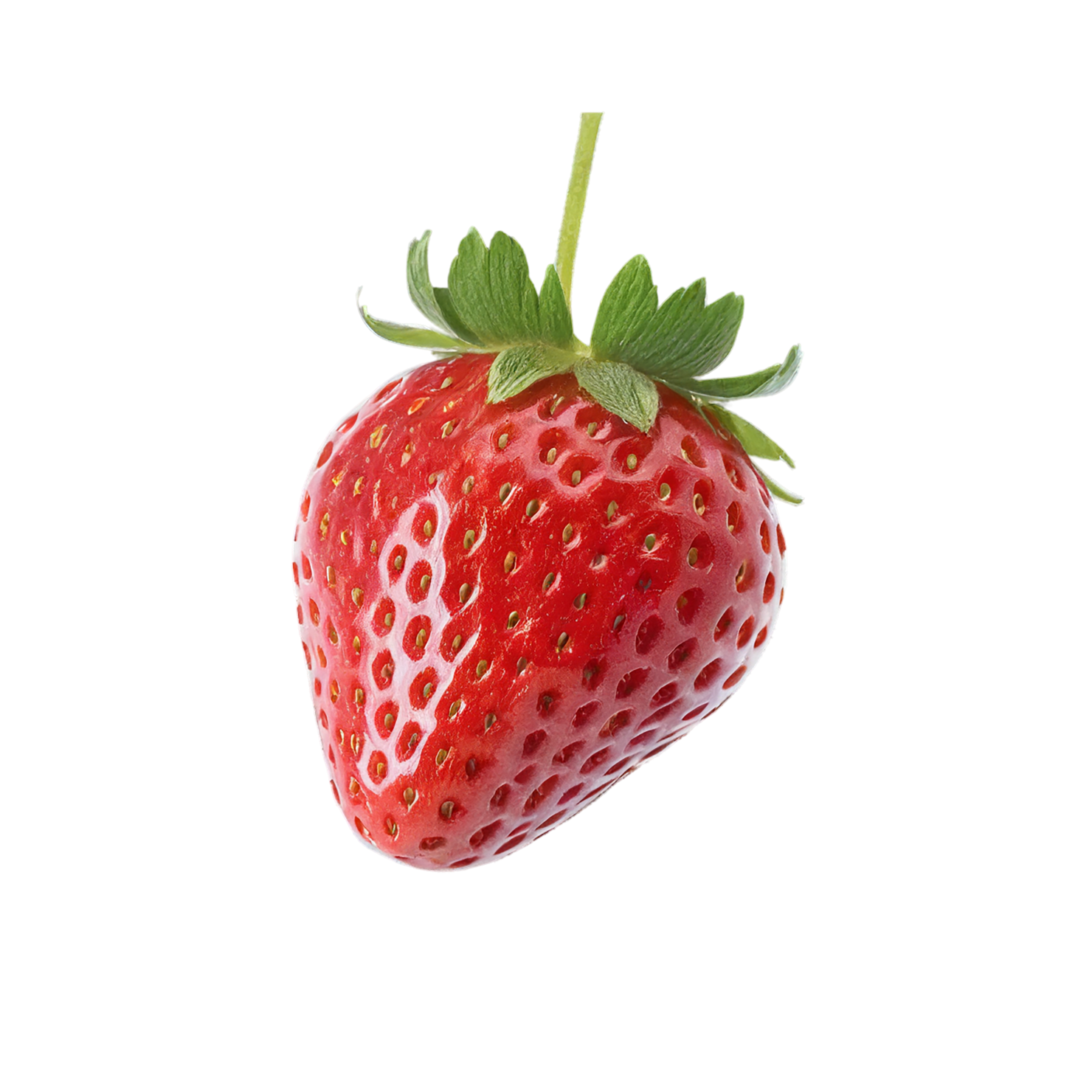 Strawberry fruit isolated on transparent background #1806