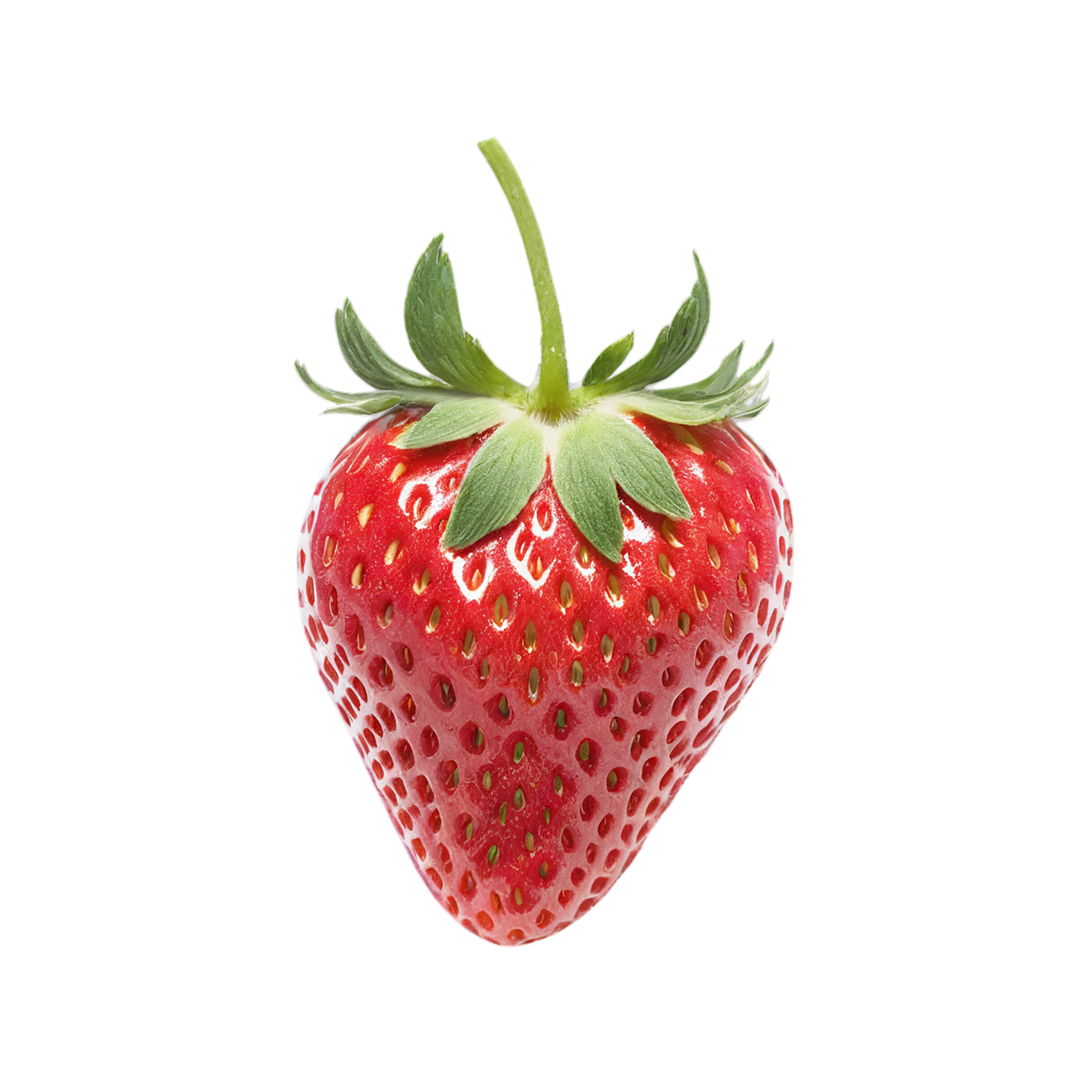 Strawberry fruit isolated on transparent background #1807