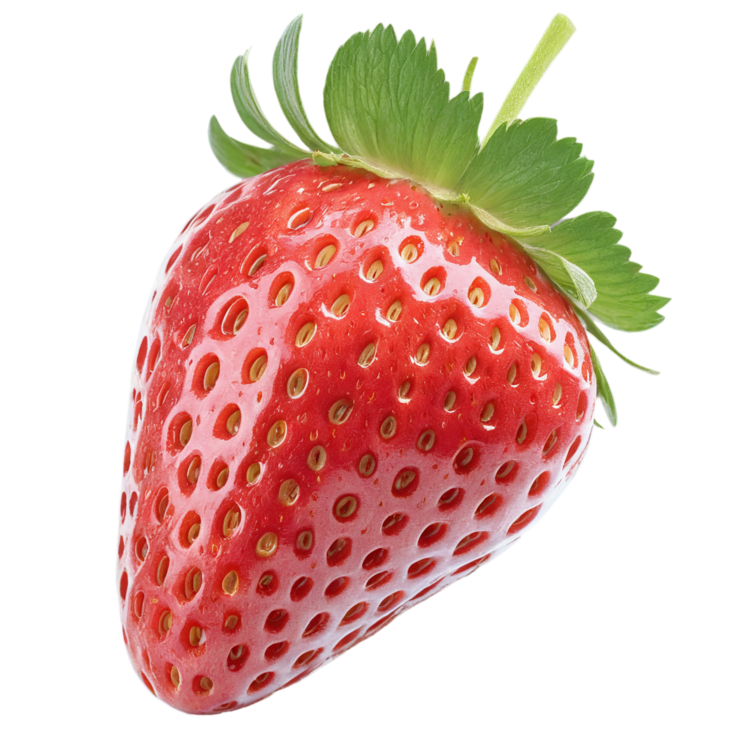 Strawberry fruit isolated on transparent background #1808