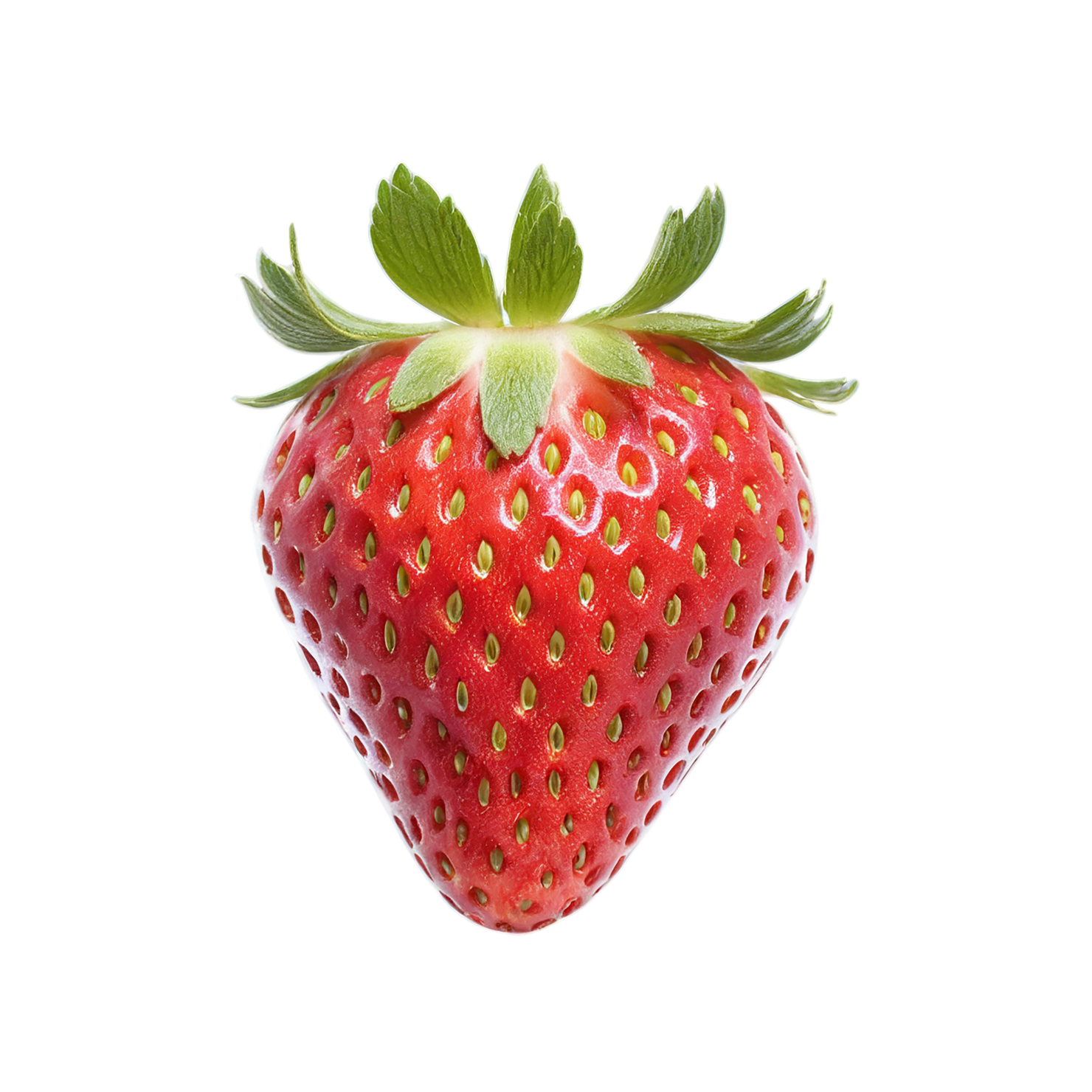 Strawberry fruit isolated on transparent background #1809