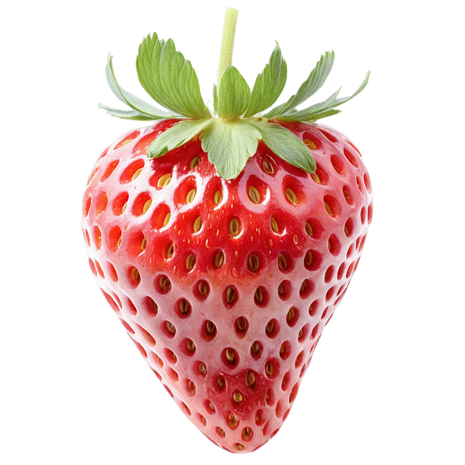 Strawberry fruit isolated on transparent background #1816